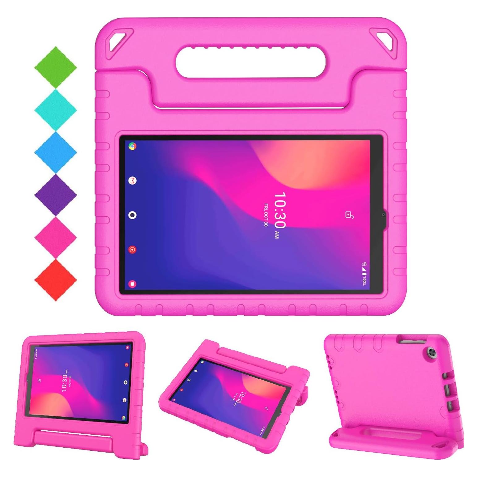 Funda BMOUO Rosa para Alcatel Joy Tab 2 2020 - 8 Pulgadas