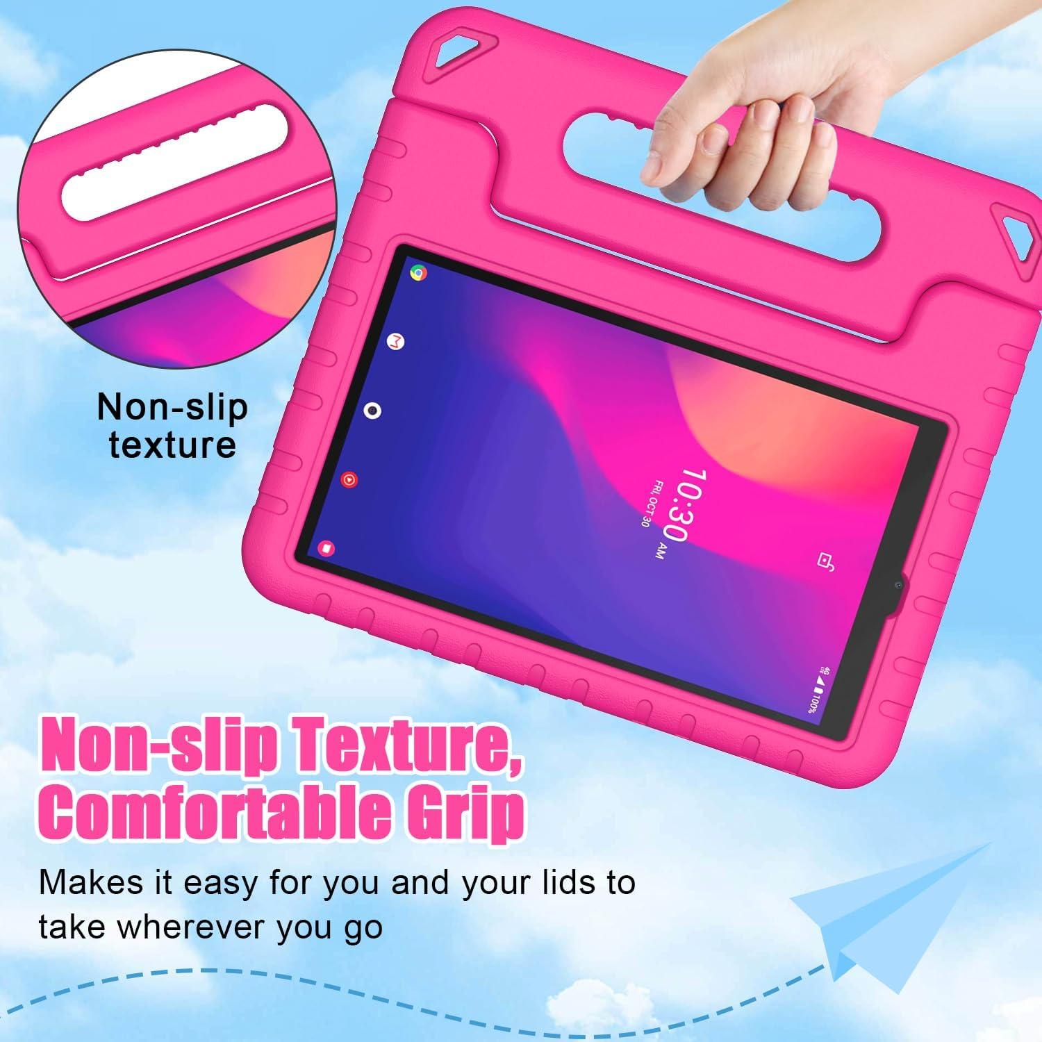 Funda BMOUO Rosa para Alcatel Joy Tab 2 2020 - 8 Pulgadas