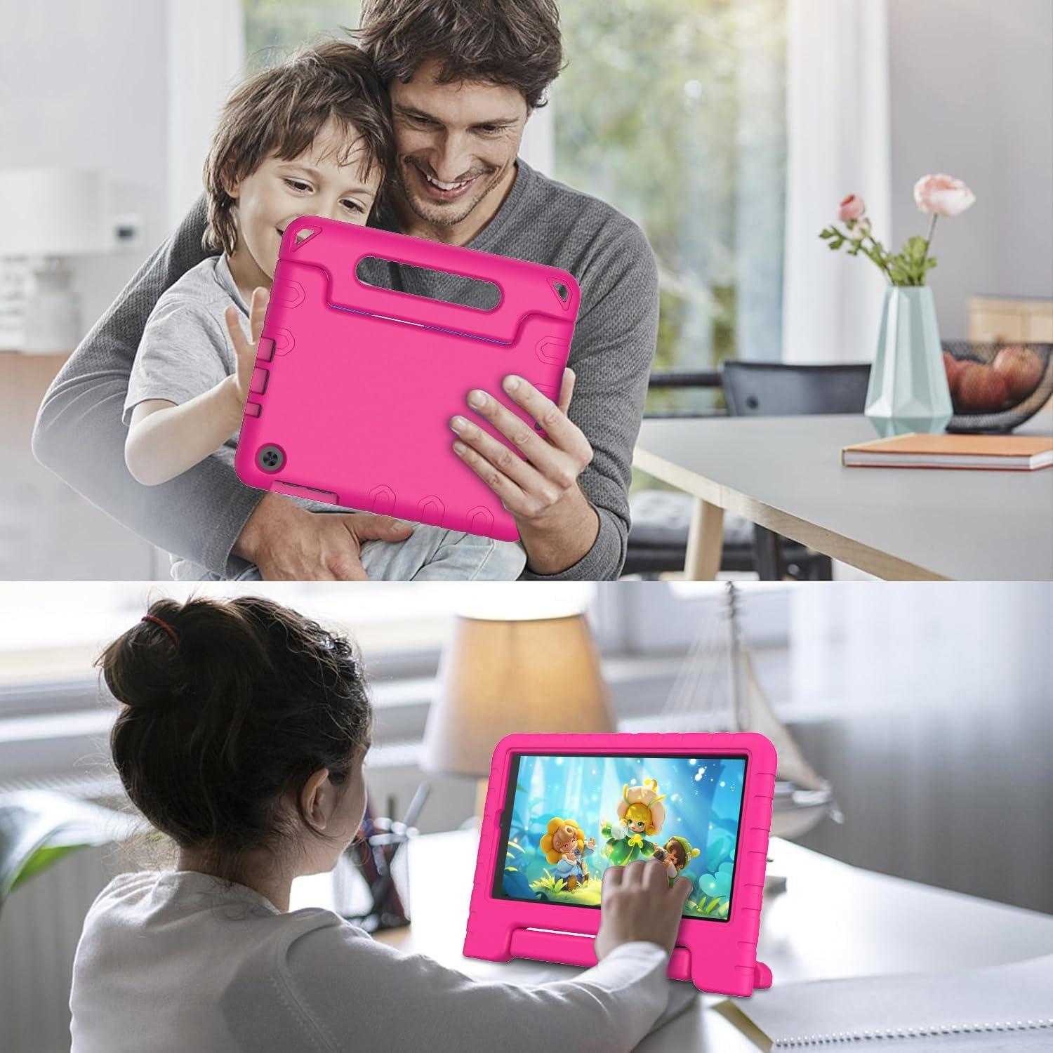 Funda BMOUO Rosa para Alcatel Joy Tab 2 2020 - 8 Pulgadas