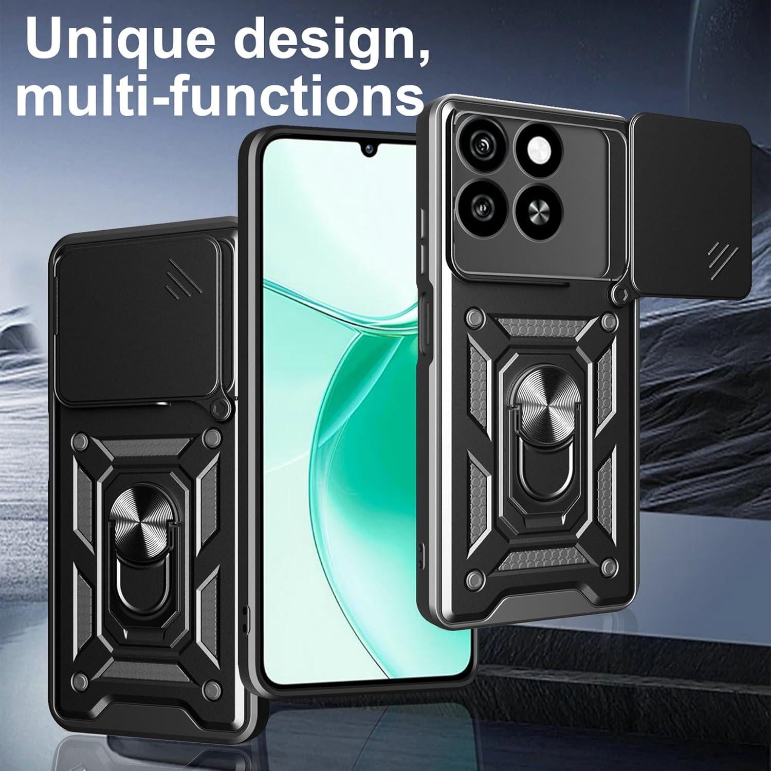 Funda Rosa para ZTE Blade A35/A55 con Protector de Pantalla