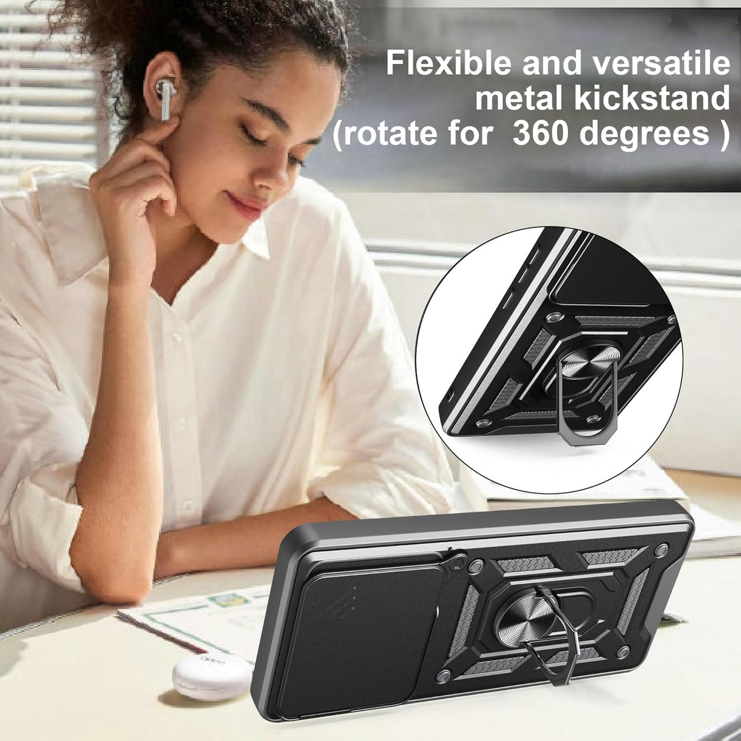 Funda Rosa para ZTE Blade A35/A55 con Protector de Pantalla