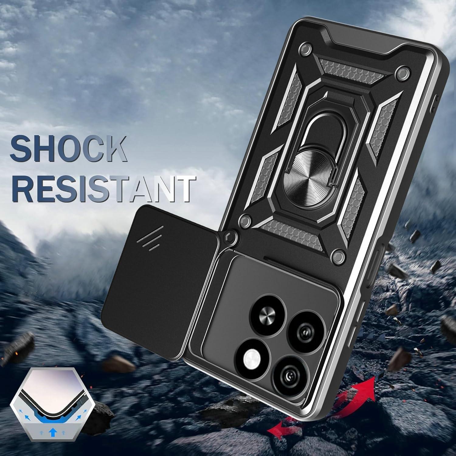 Funda Rosa para ZTE Blade A35/A55 con Protector de Pantalla