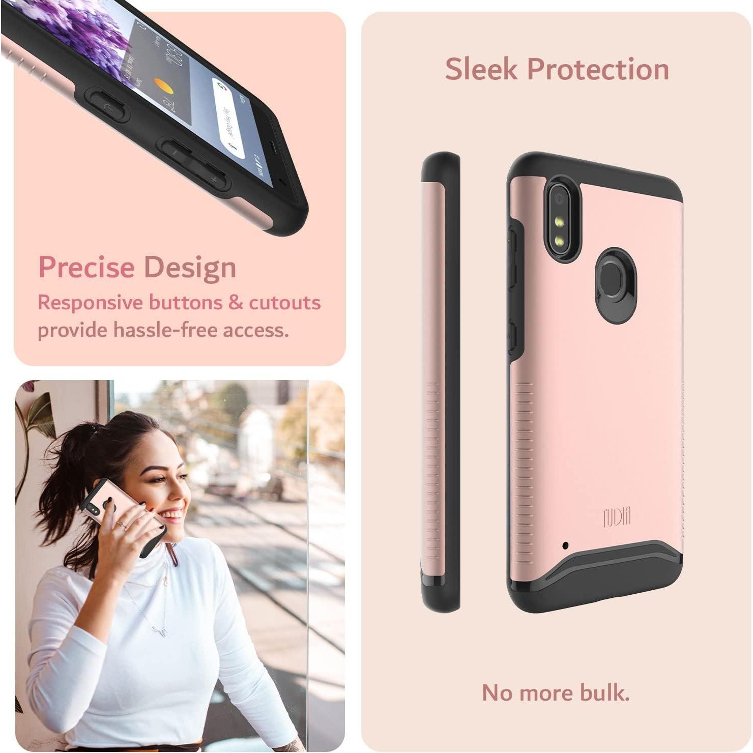 Funda TUDIA DualShield para ZTE Blade A3Prime/A3Y - Oro Rosa