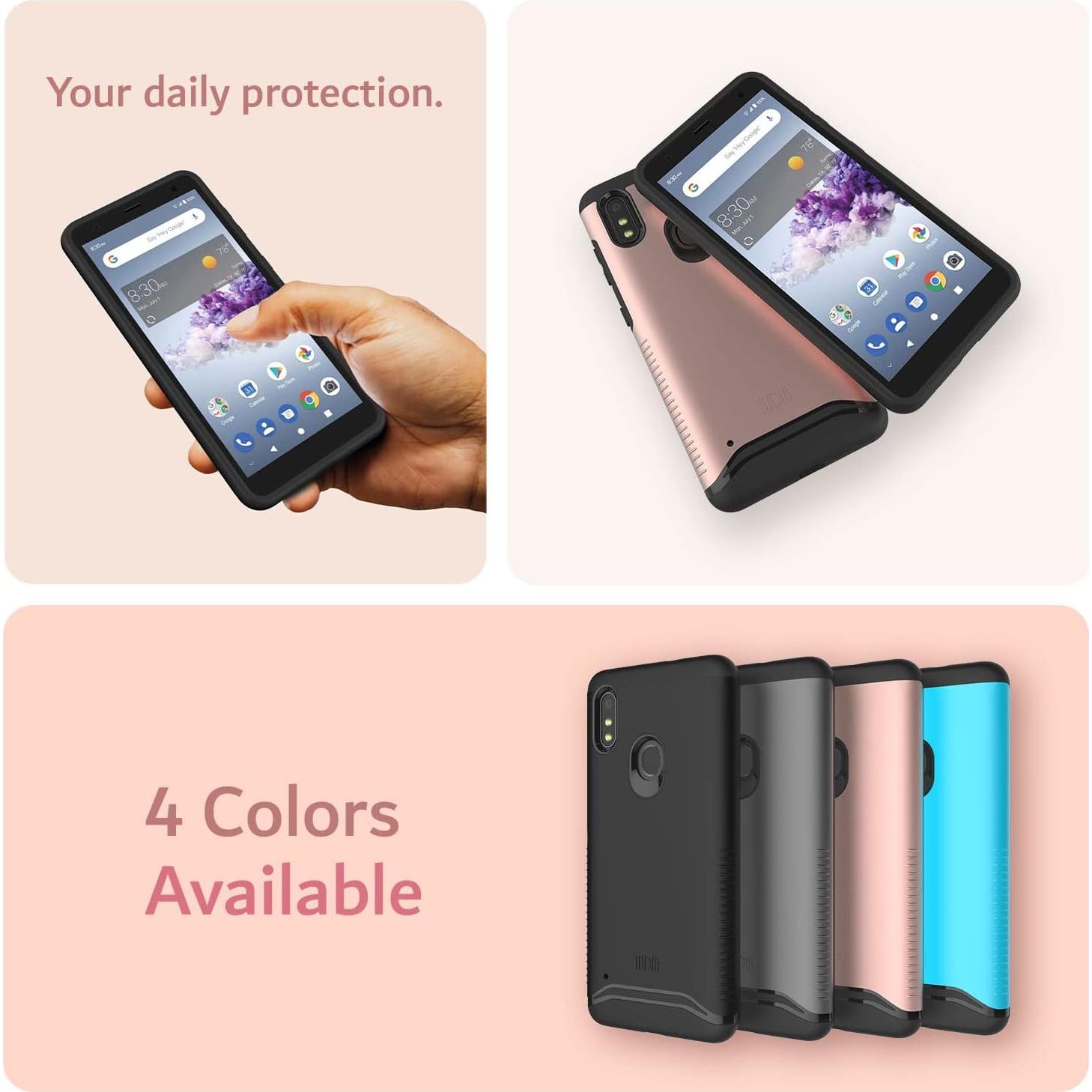 Funda TUDIA DualShield para ZTE Blade A3Prime/A3Y - Oro Rosa