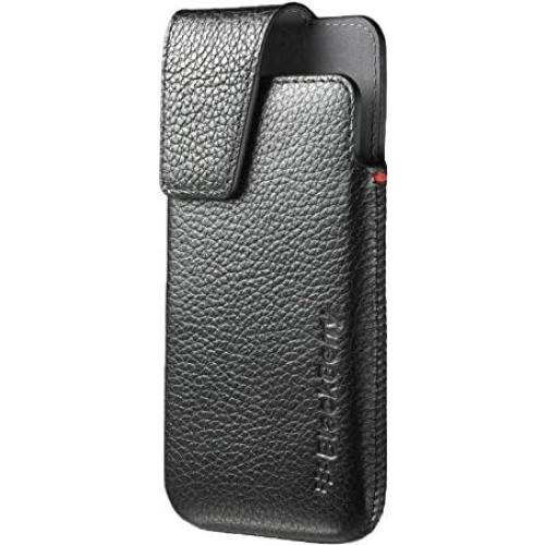Funda giratoria de cuero BlackBerry Z10 - Negro, 360°