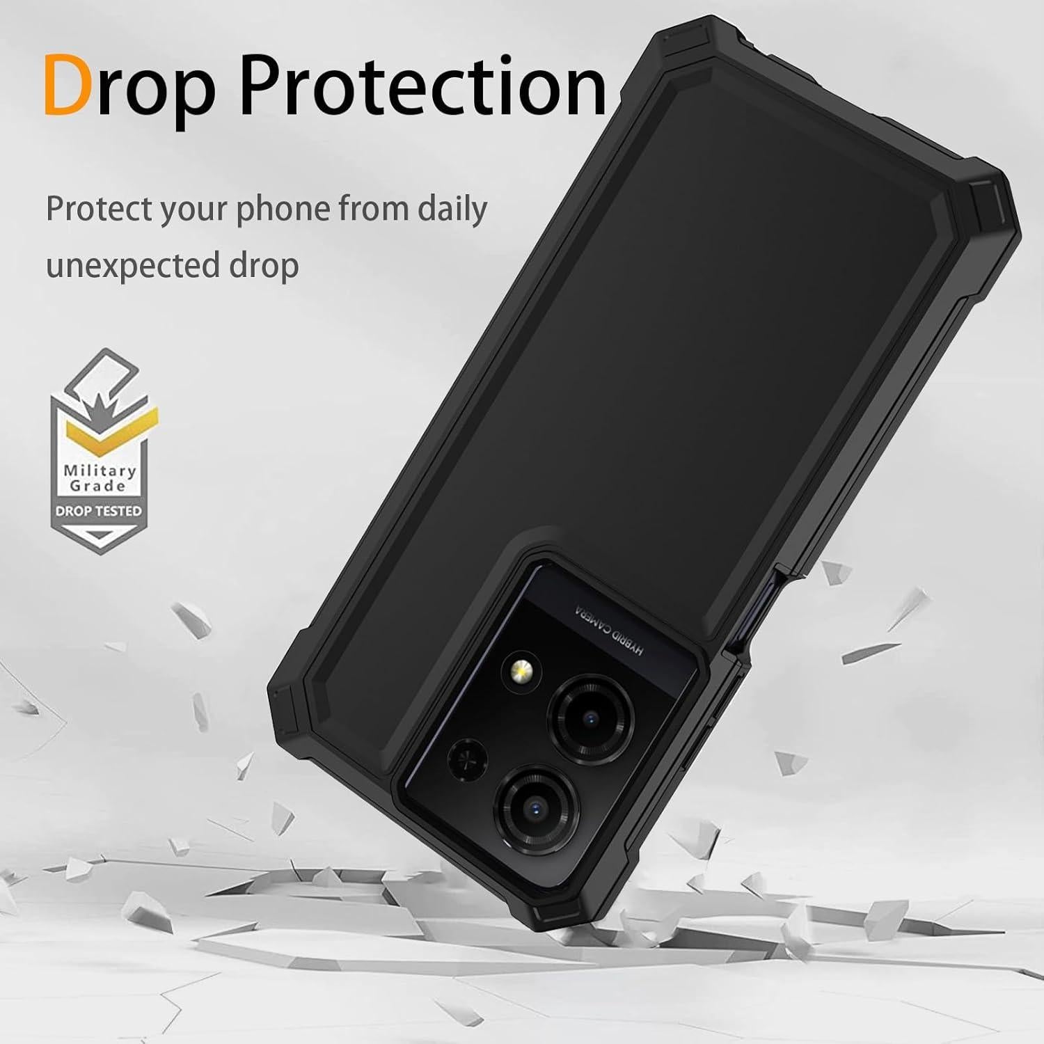 Funda para TCL K32/K33 5G 2025 con protector de pantalla