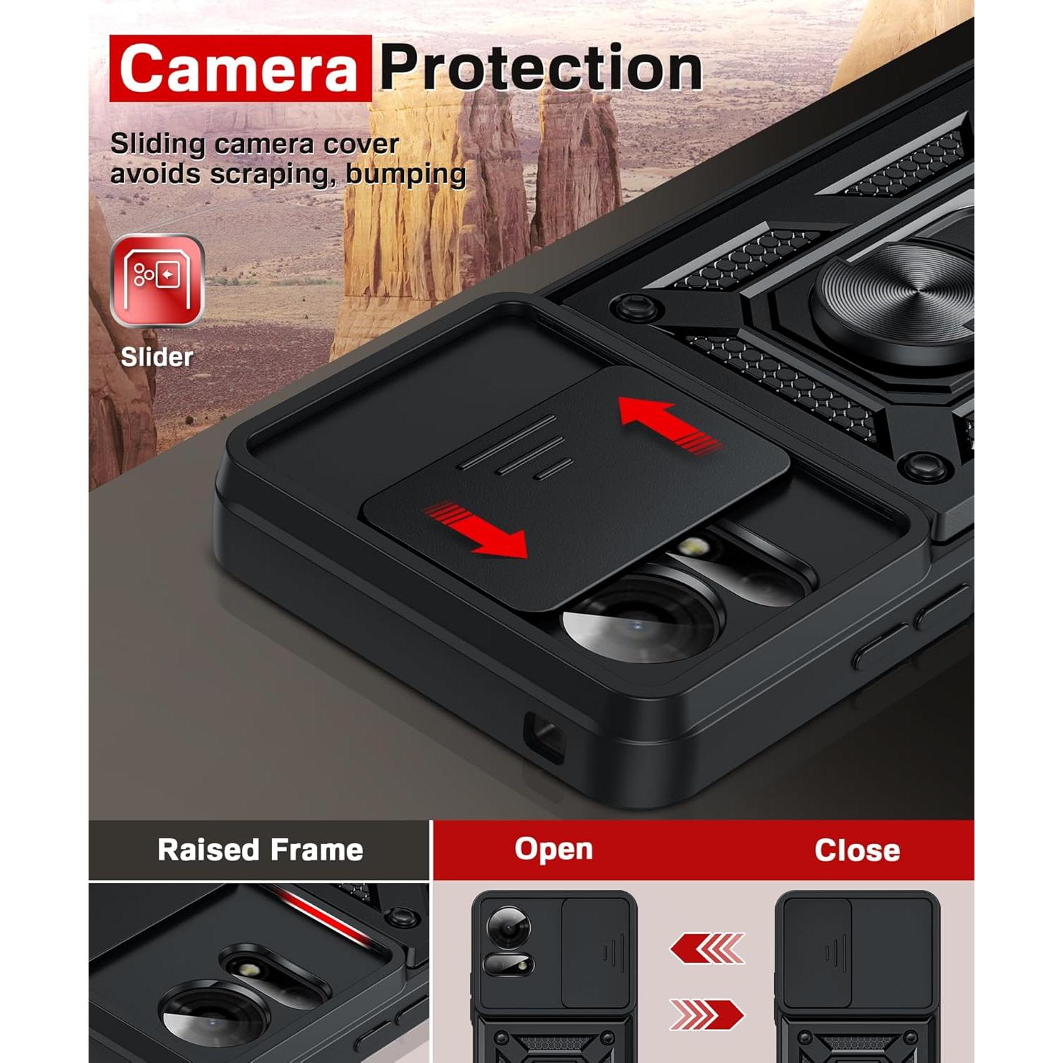 Funda LeYi para TCL 50 LE 4G con Protector de Pantalla 9H