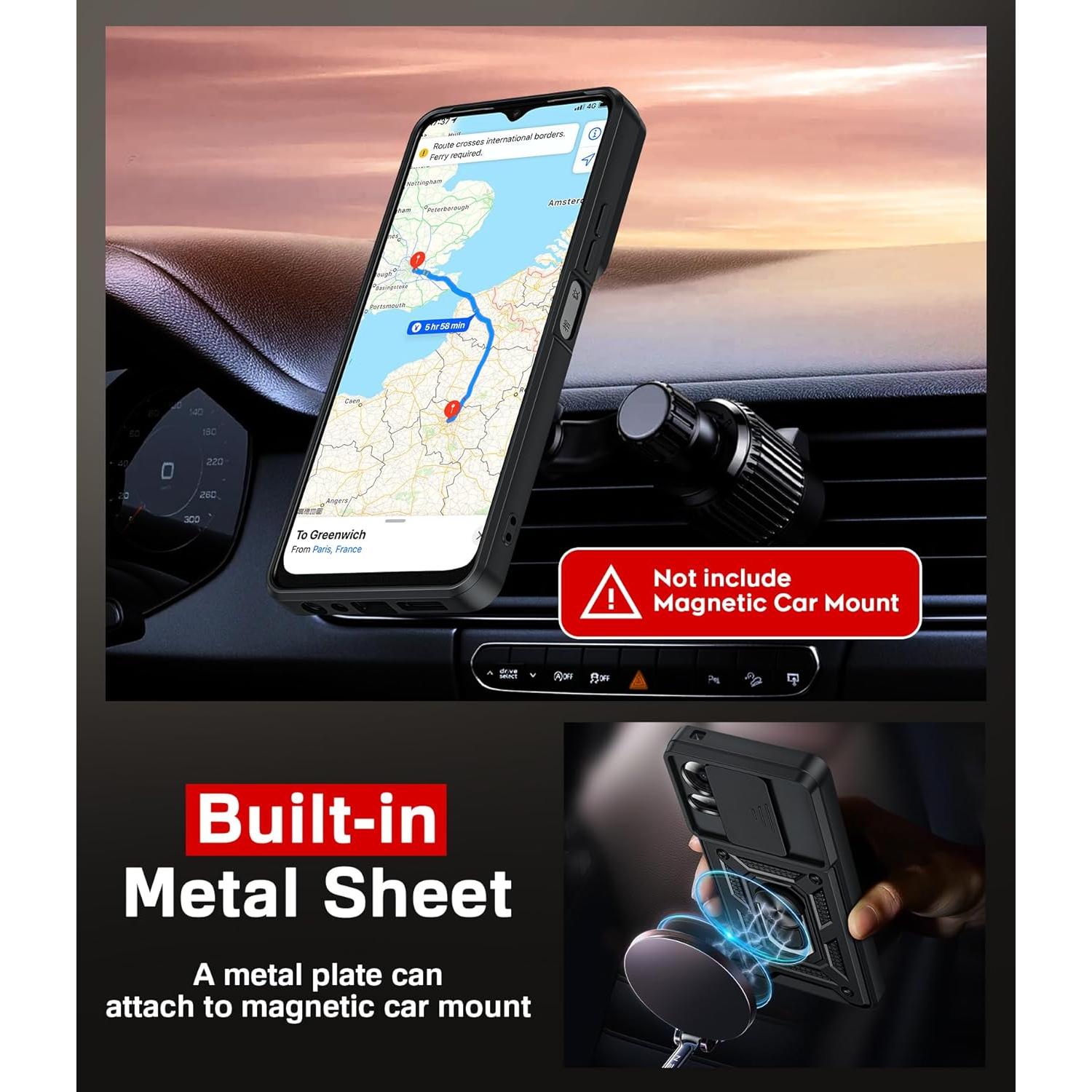 Funda LeYi para TCL 50 LE 4G con Protector de Pantalla 9H