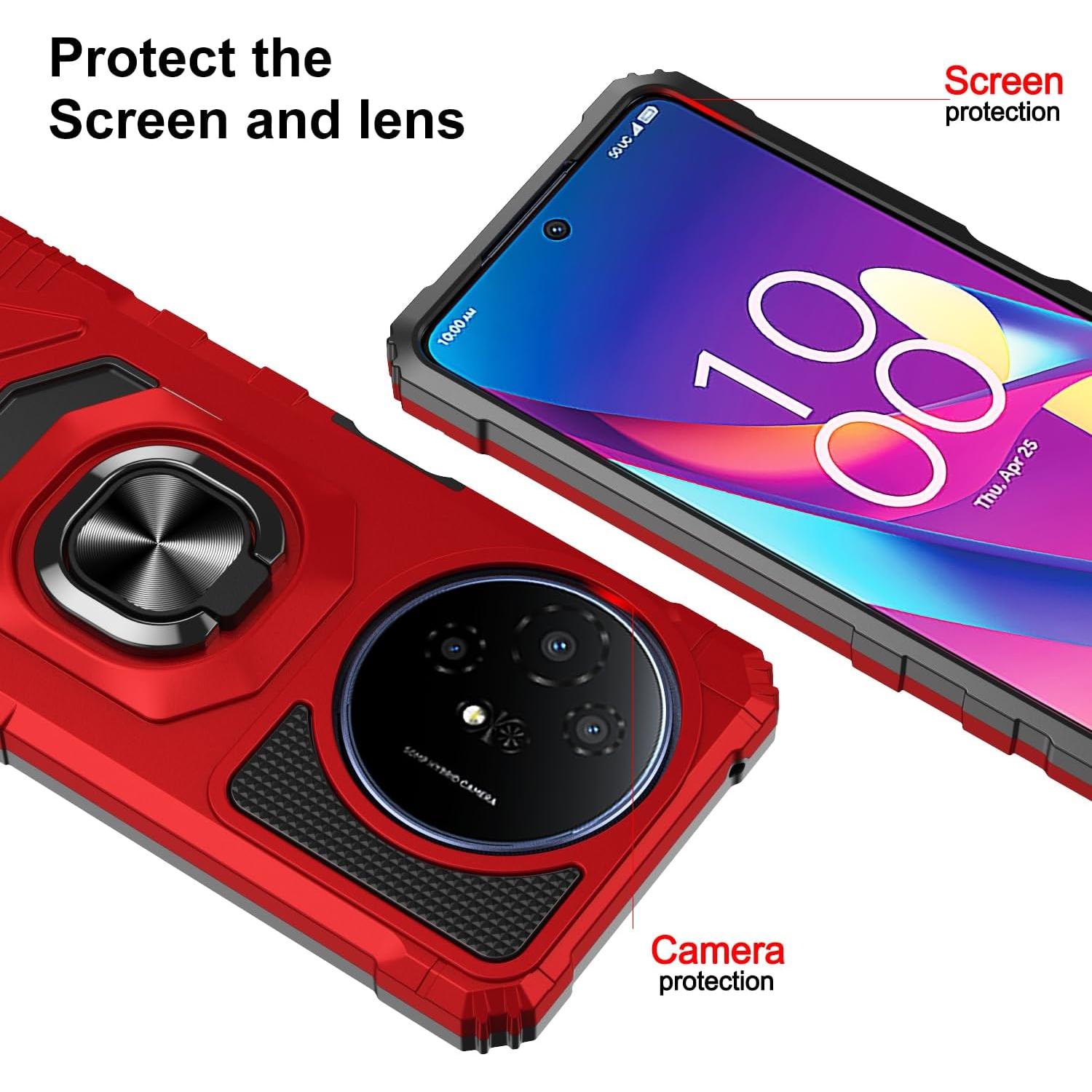 Funda TCL 50 XL 5G con Protector de Pantalla Vidrio Templado