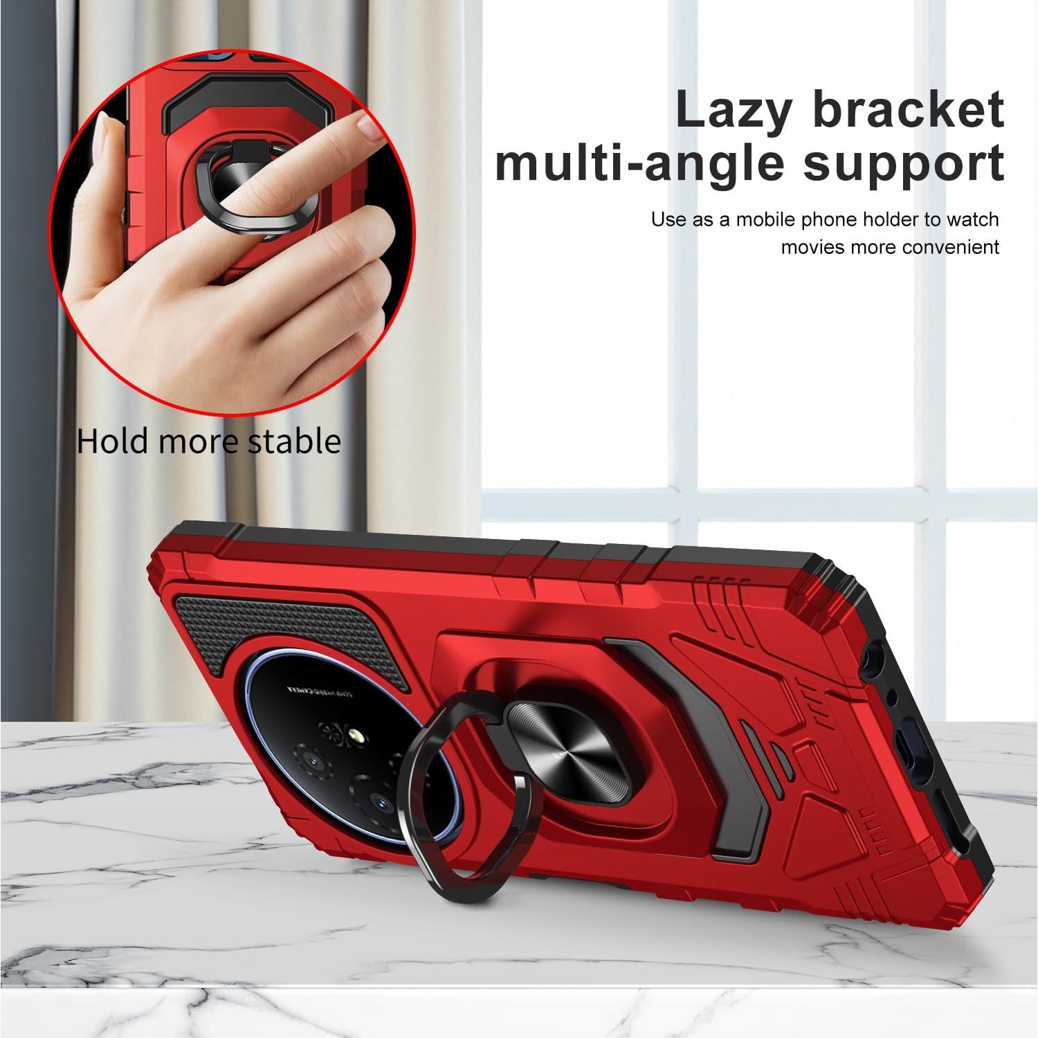 Funda TCL 50 XL 5G con Protector de Pantalla Vidrio Templado