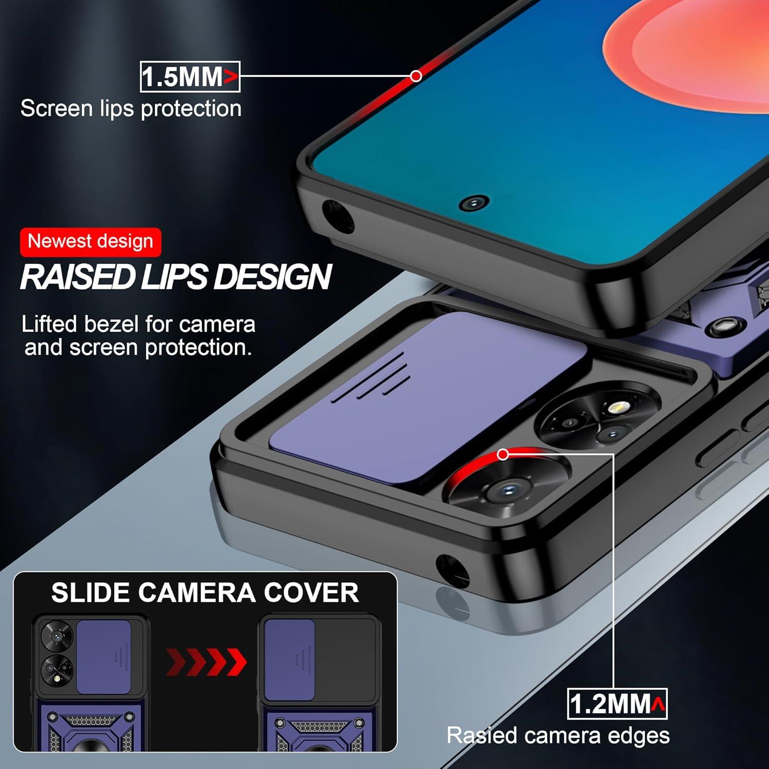 Funda TCL 50 XE 5G Pilaru con Soporte y Protectores de Pantalla