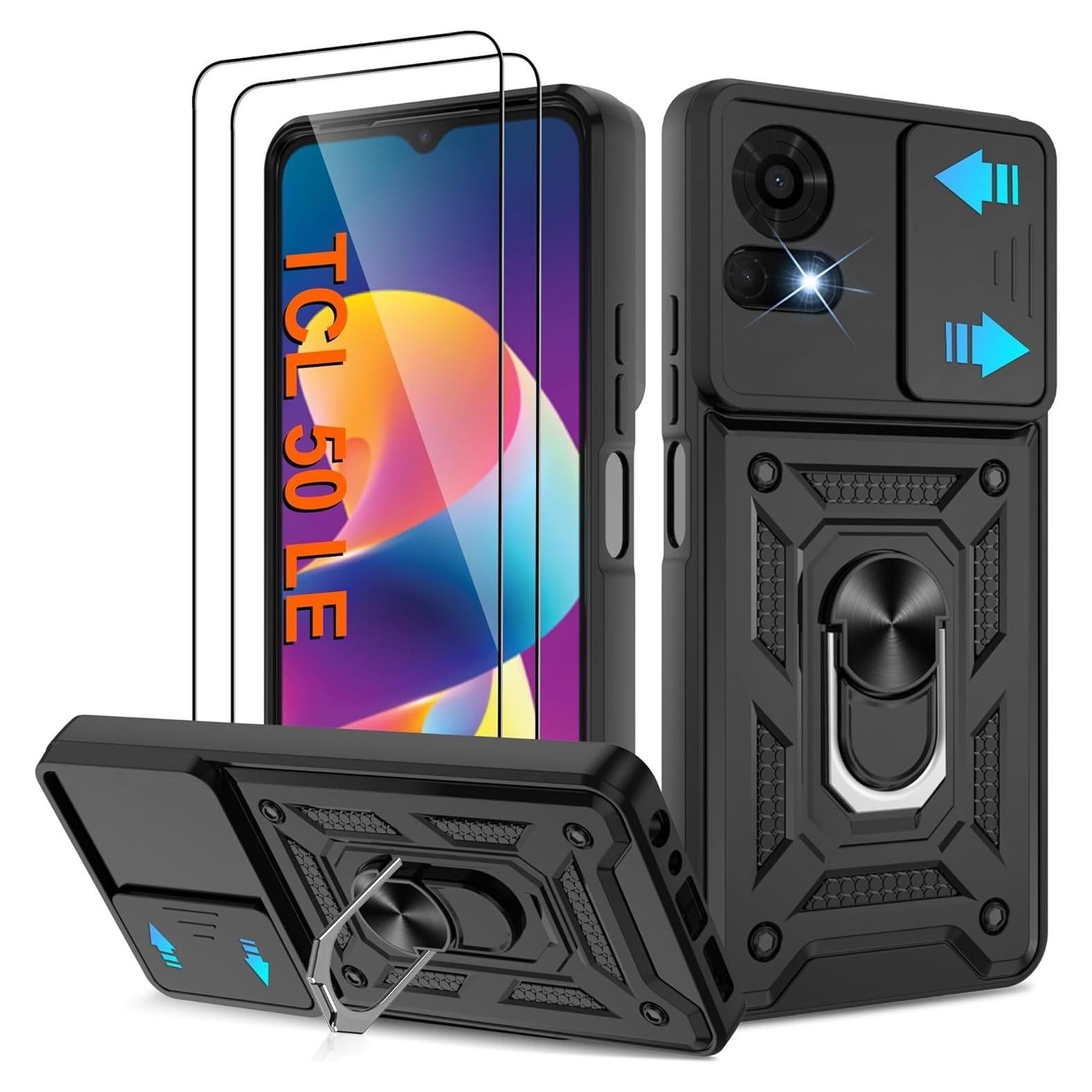 Funda Protectora ATUMP para TCL 50 LE con Soporte y Protector