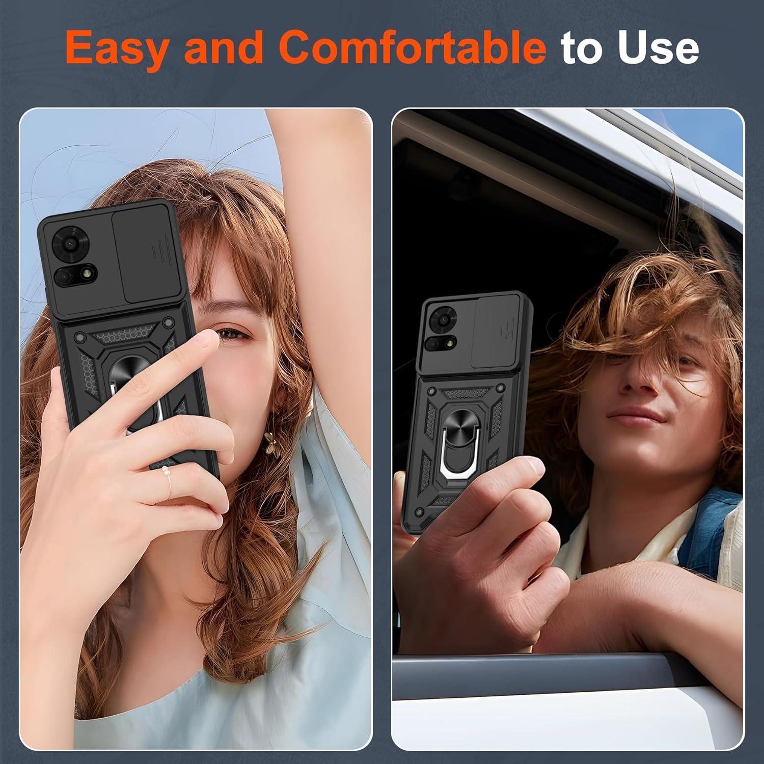 Funda Protectora ATUMP para TCL 50 LE con Soporte y Protector