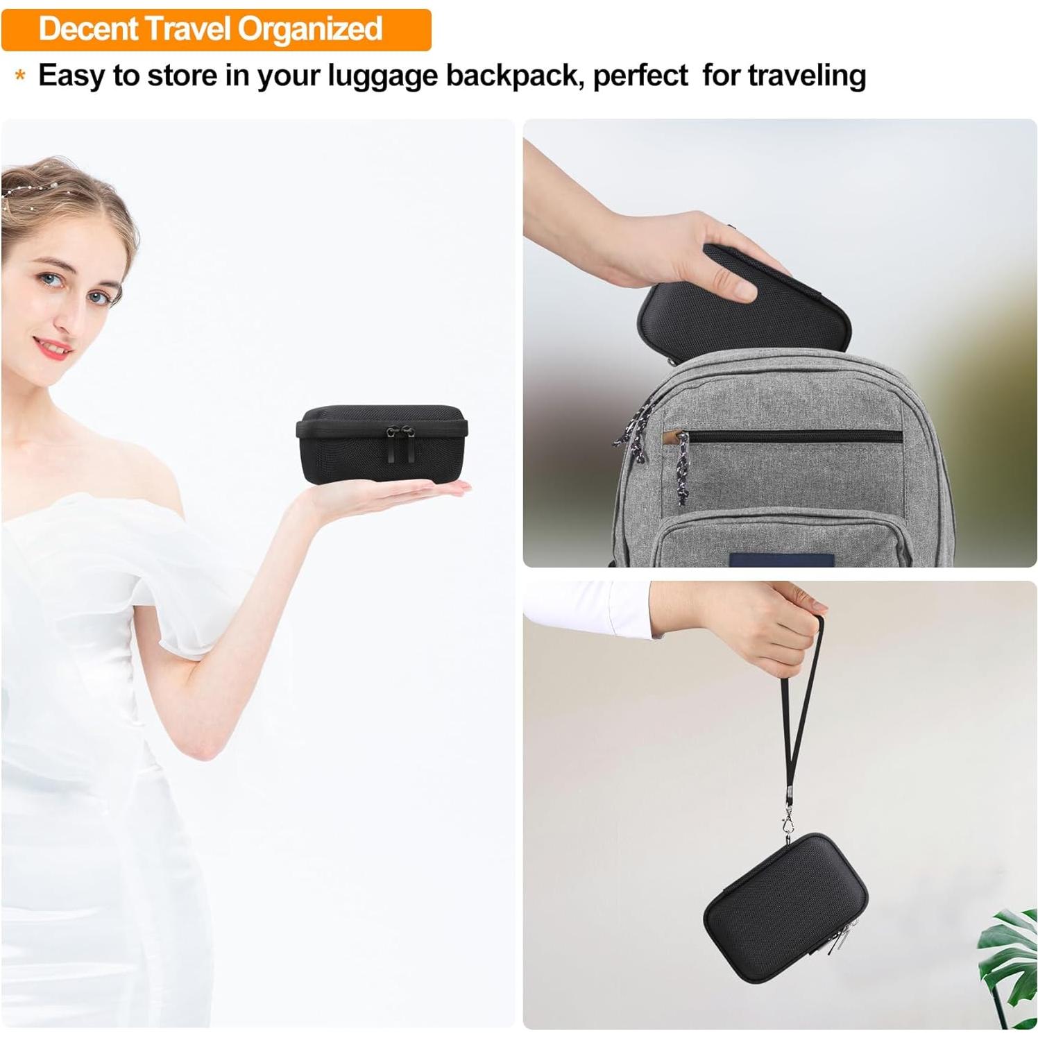 Funda de Transporte Elonbo para Cámara Panasonic LUMIX ZS99 Negra