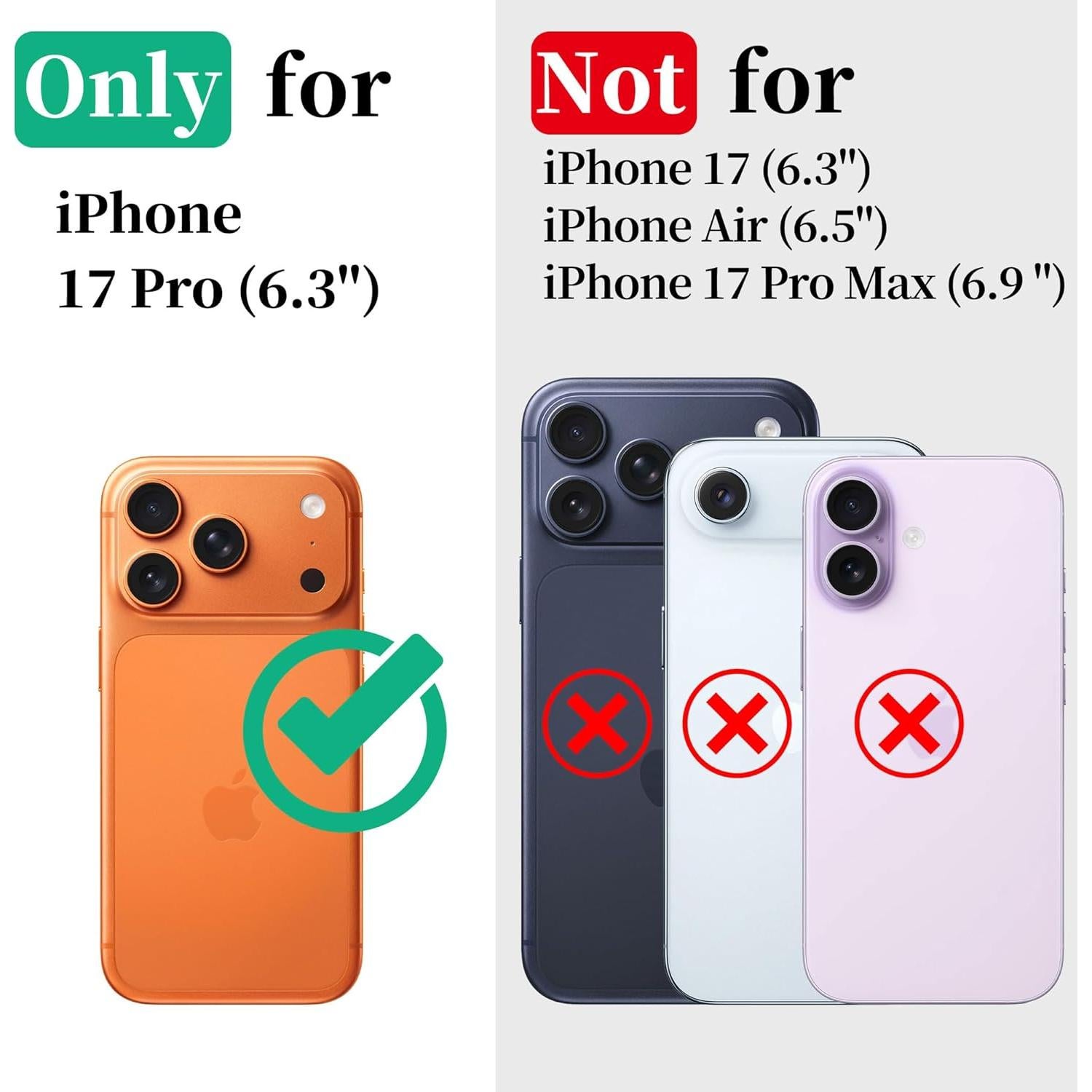 Funda Protectora IP68 Cozycase para iPhone 17 Pro Negra