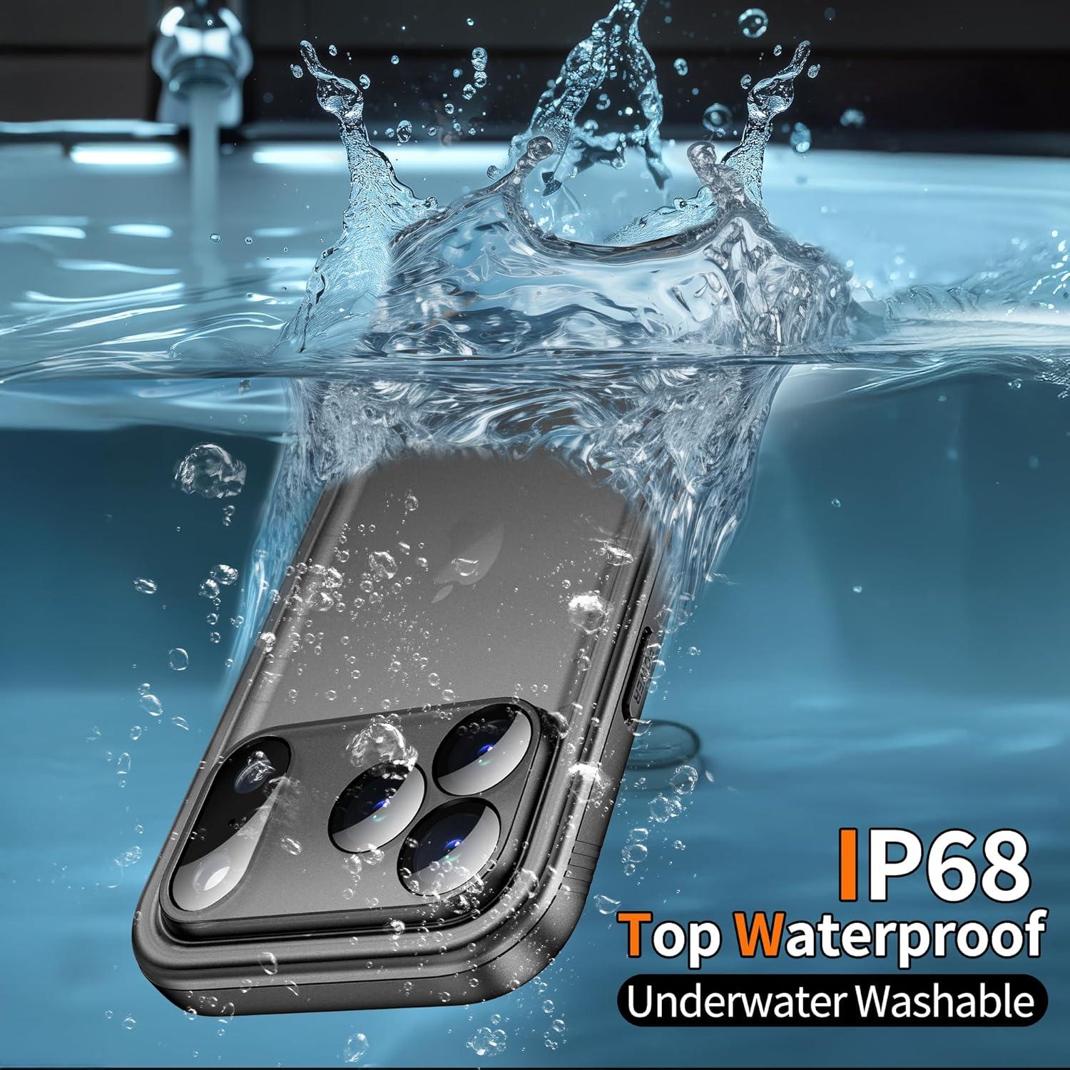 Funda Protectora IP68 Cozycase para iPhone 17 Pro Negra