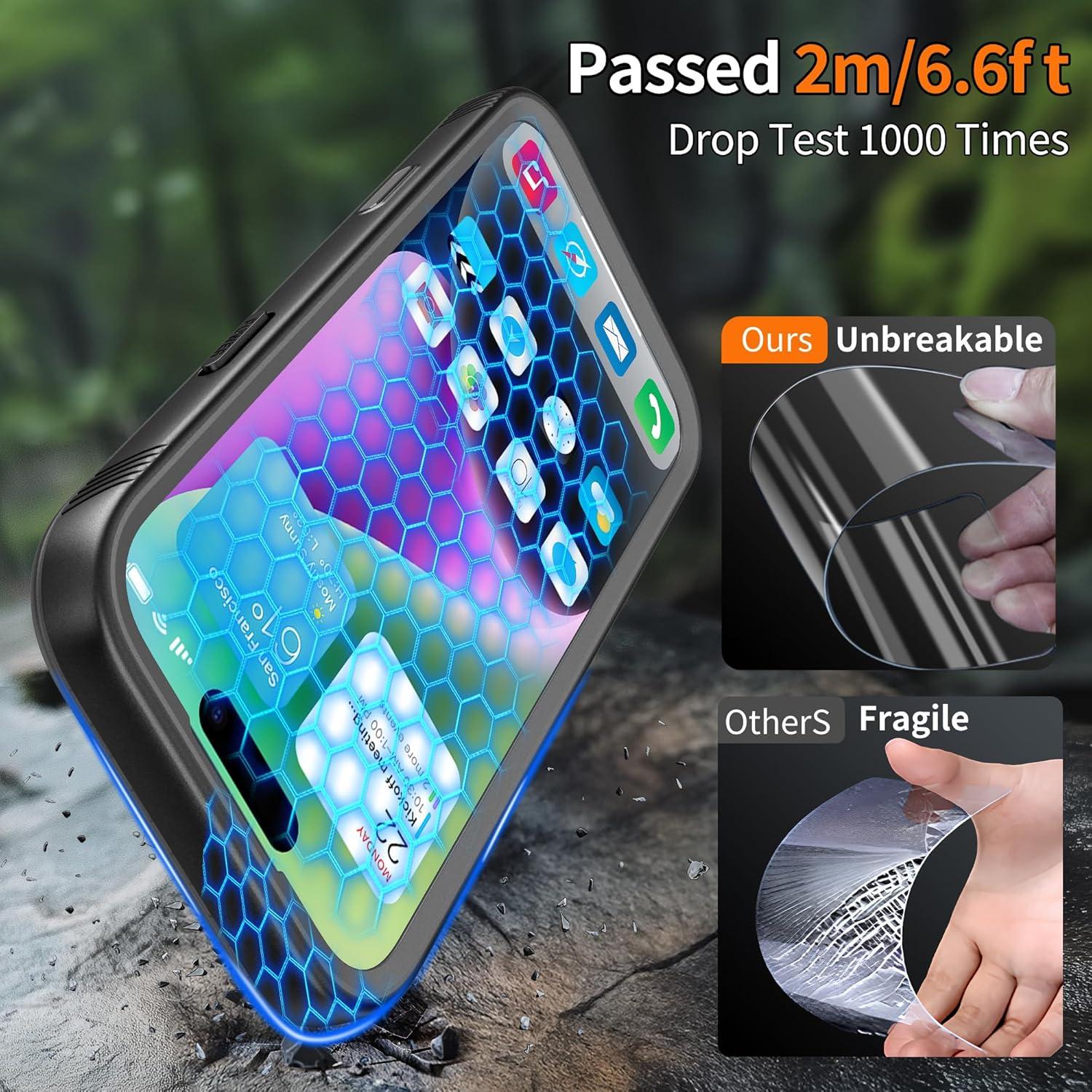 Funda Protectora IP68 Cozycase para iPhone 17 Pro Negra