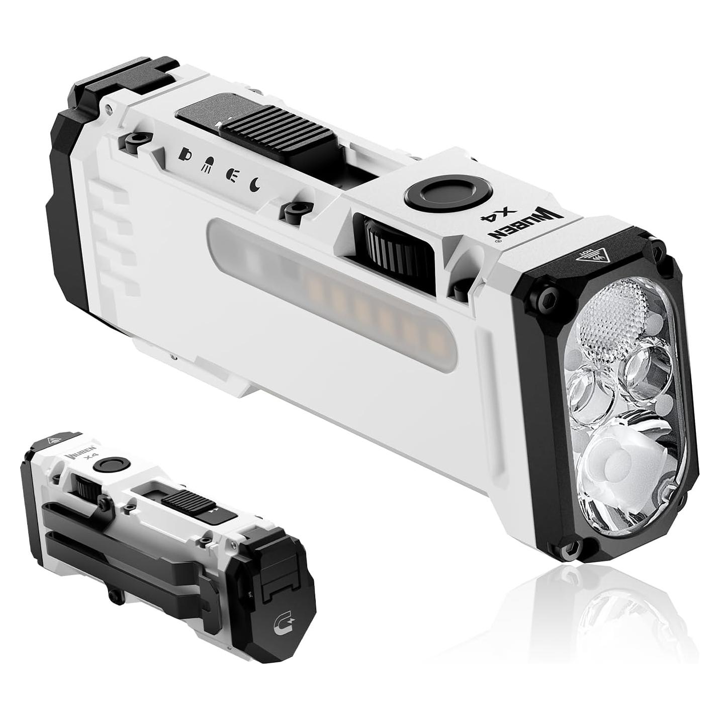 Linterna Recargable WUBEN X4 EDC 1500 Lúmenes RGB IP68