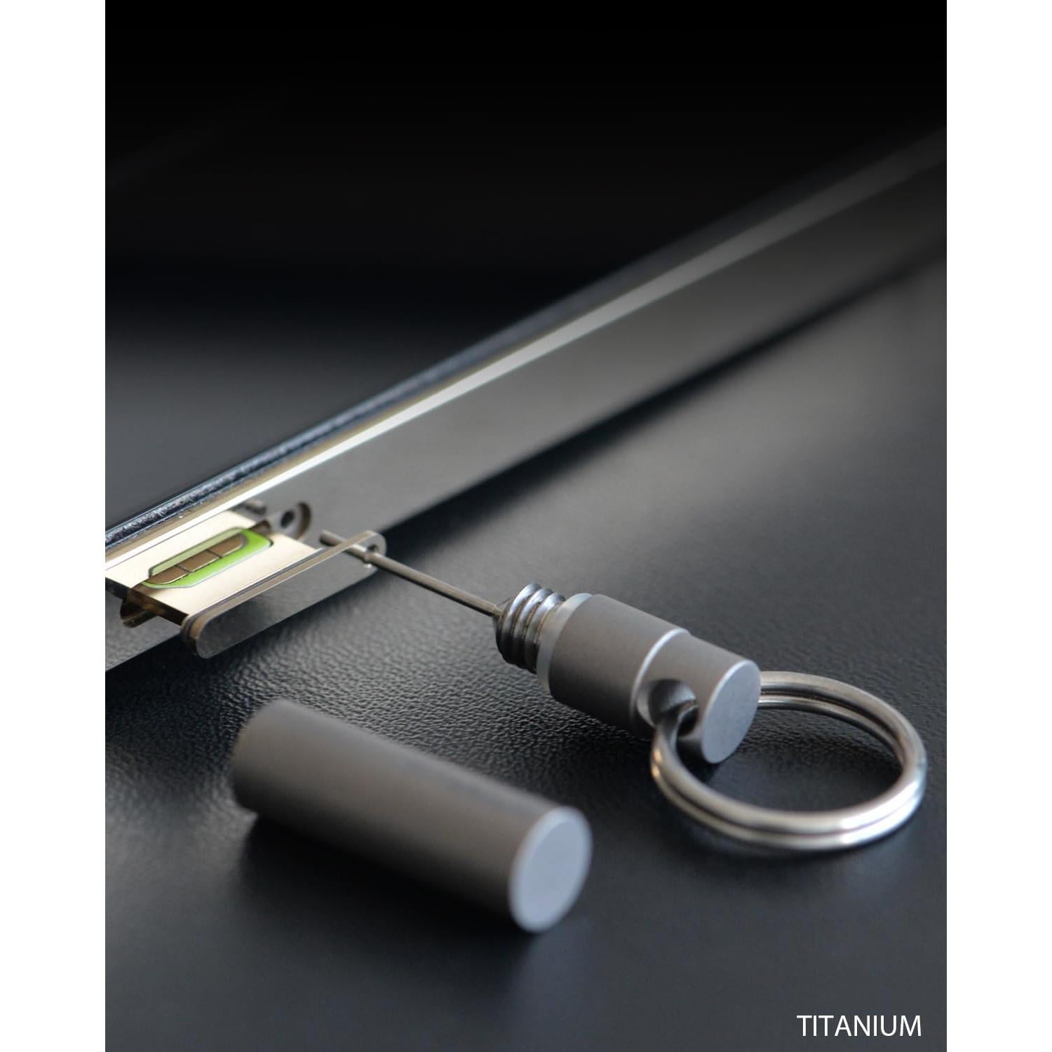 Herramienta de Extracción de Tarjeta SIM Tikey - Titanio Gris