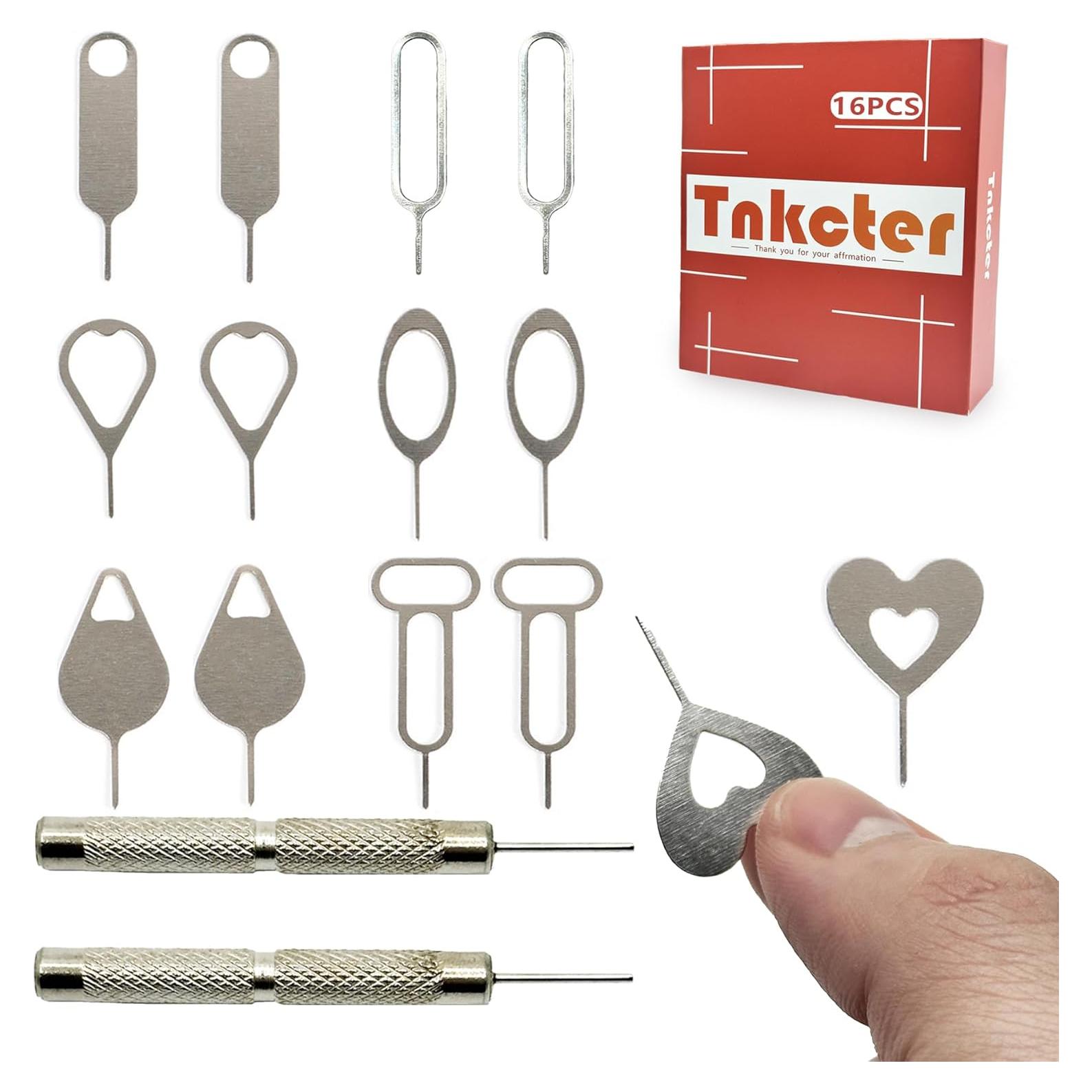 Kit de Herramientas para Extracción de Tarjetas SIM Tnkcter 16 Pcs