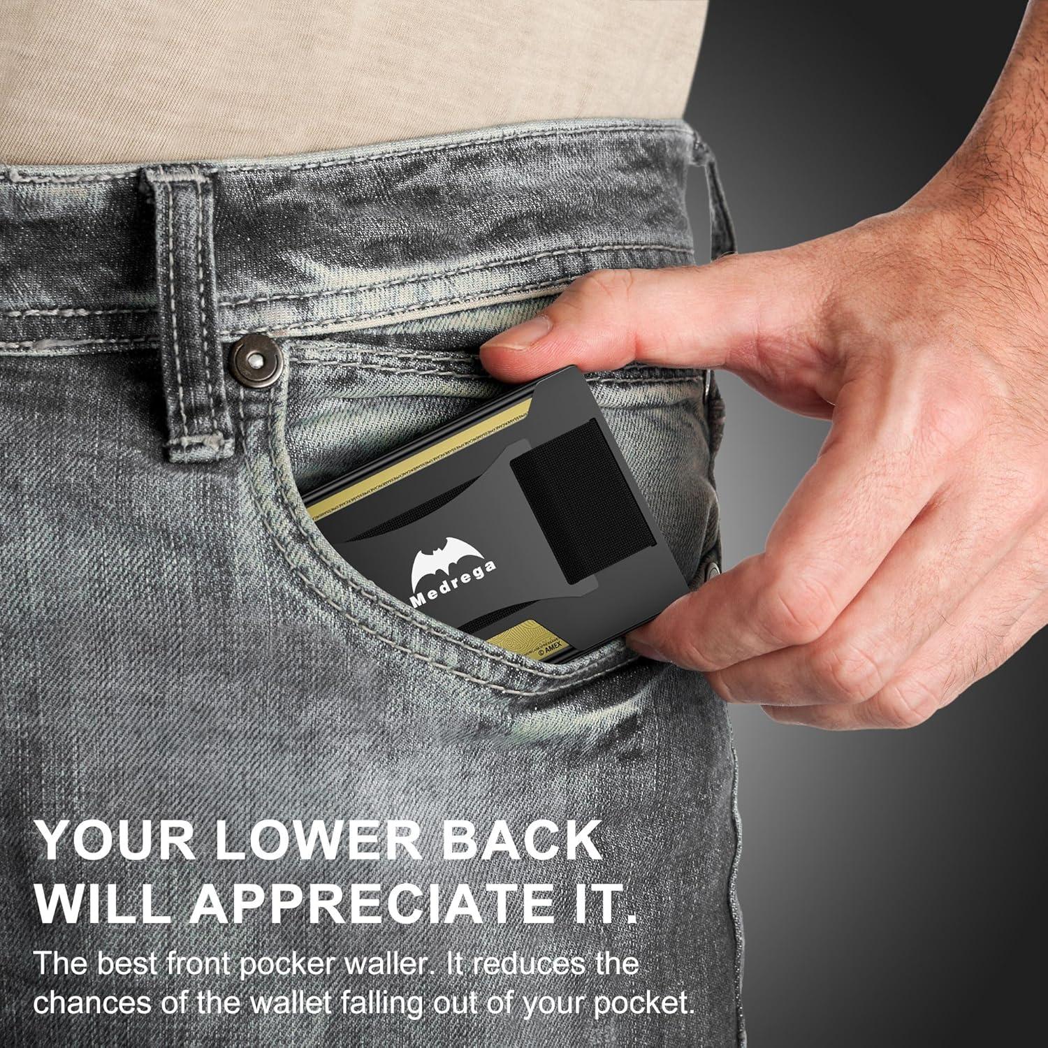 Billetera Inteligente Slim Minimalista Z038-smart Negra