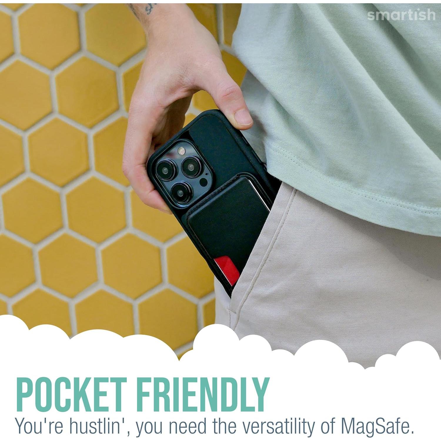 Billetera Magnética Smartish Trabajo Secundario para iPhone