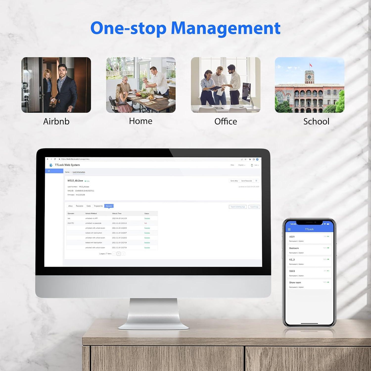 Cerradura Inteligente CATCHFACE FBA-G01 Huella Dactilar Bluetooth