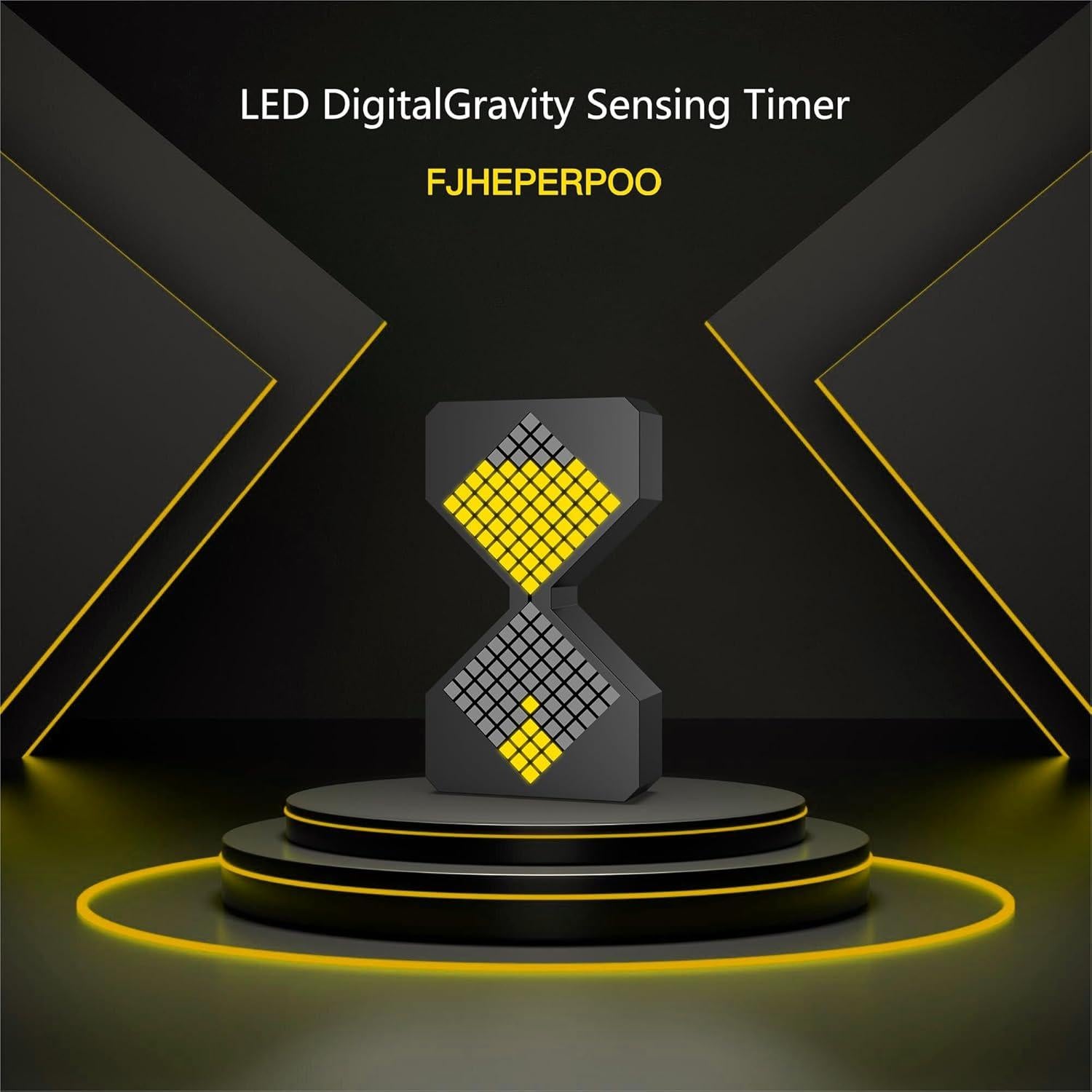 Temporizador Electrónico LED FJHEPERPOO 1-30 Minutos Negro
