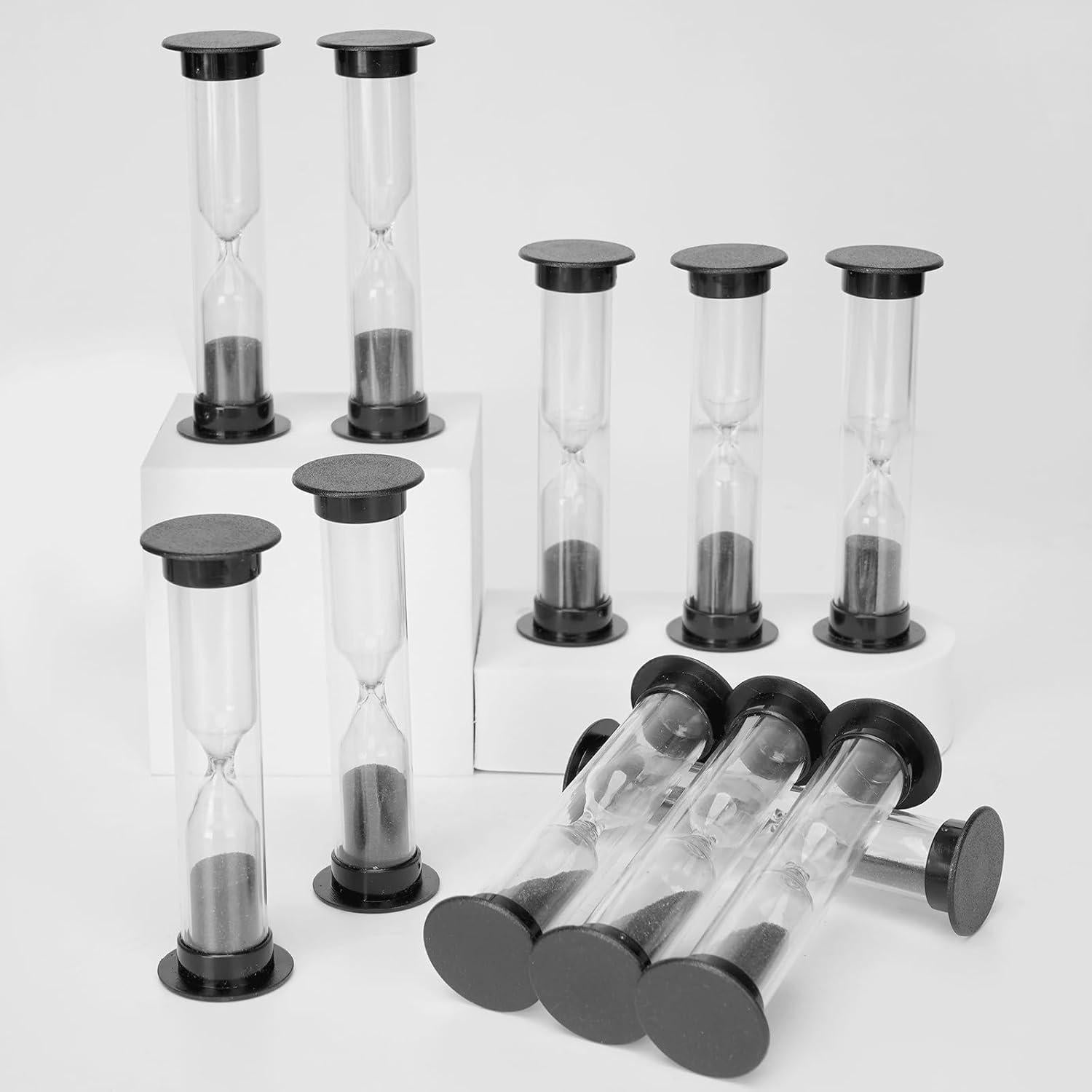 Temporizadores de Arena PROLOSO 40 Pcs 1 Minuto Negro