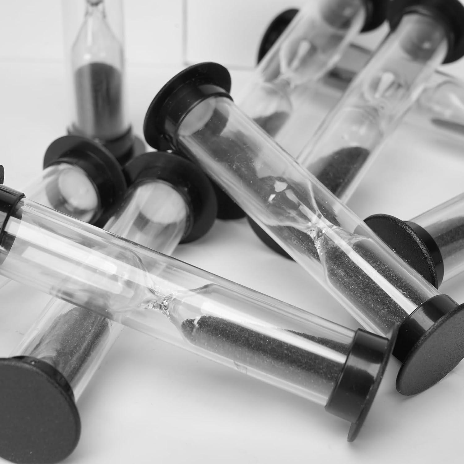 Temporizadores de Arena PROLOSO 40 Pcs 1 Minuto Negro