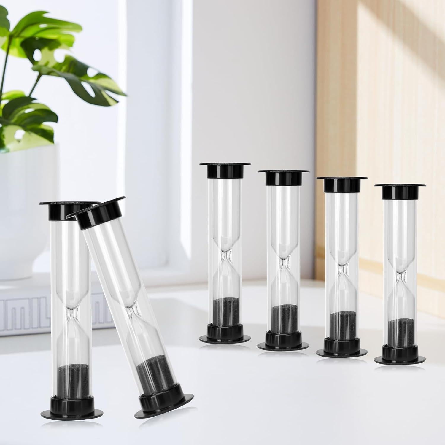 Temporizadores de Arena PROLOSO 40 Pcs 1 Minuto Negro