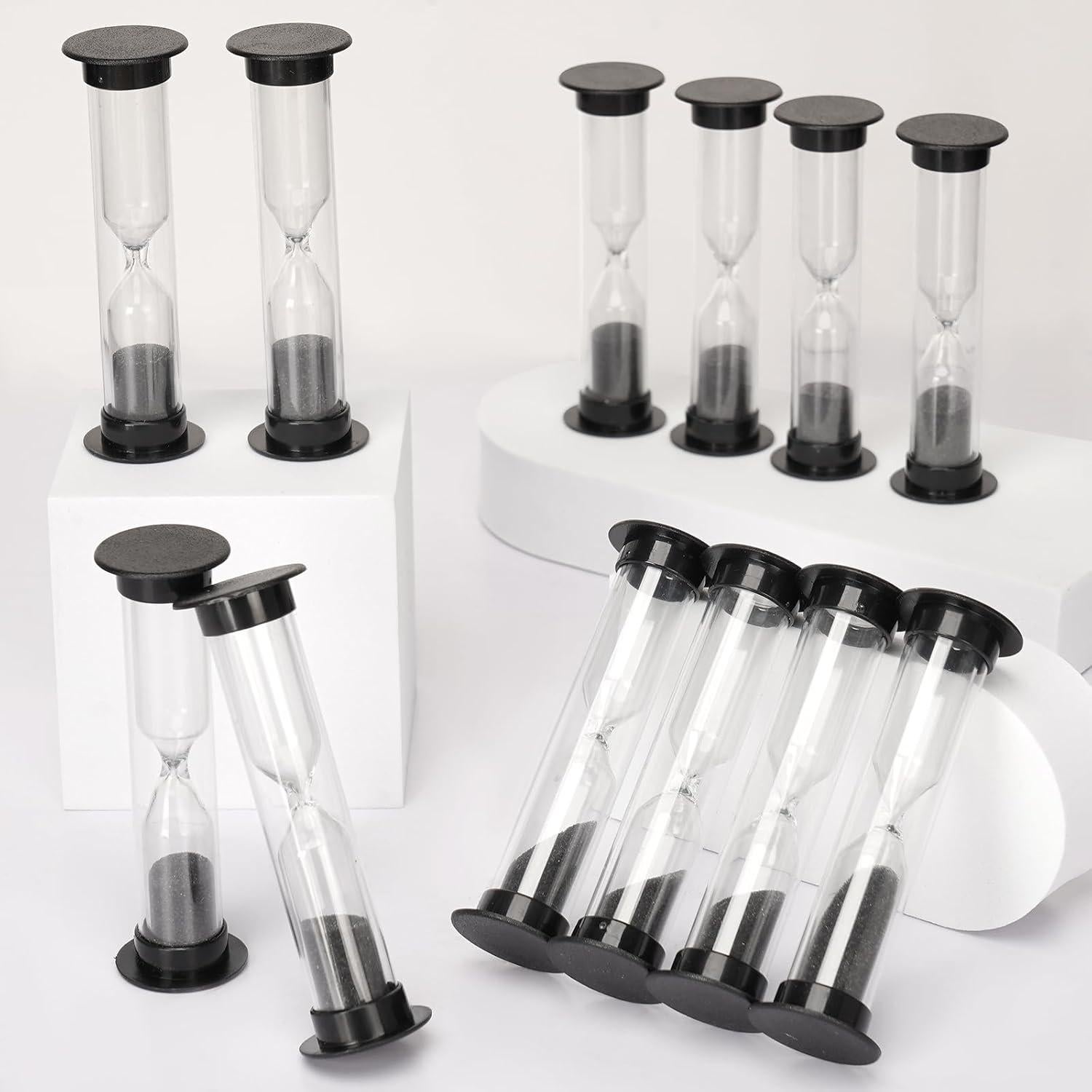 Temporizadores de Arena PROLOSO 40 Pcs 1 Minuto Negro