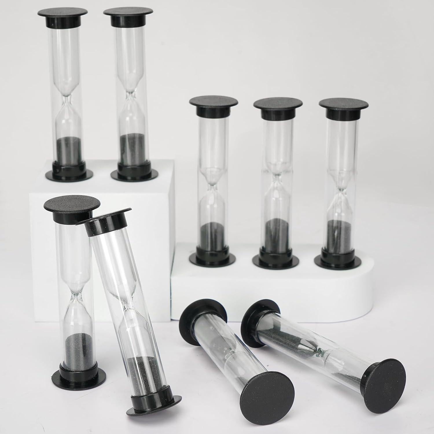 Temporizadores de Arena PROLOSO 40 Pcs 1 Minuto Negro