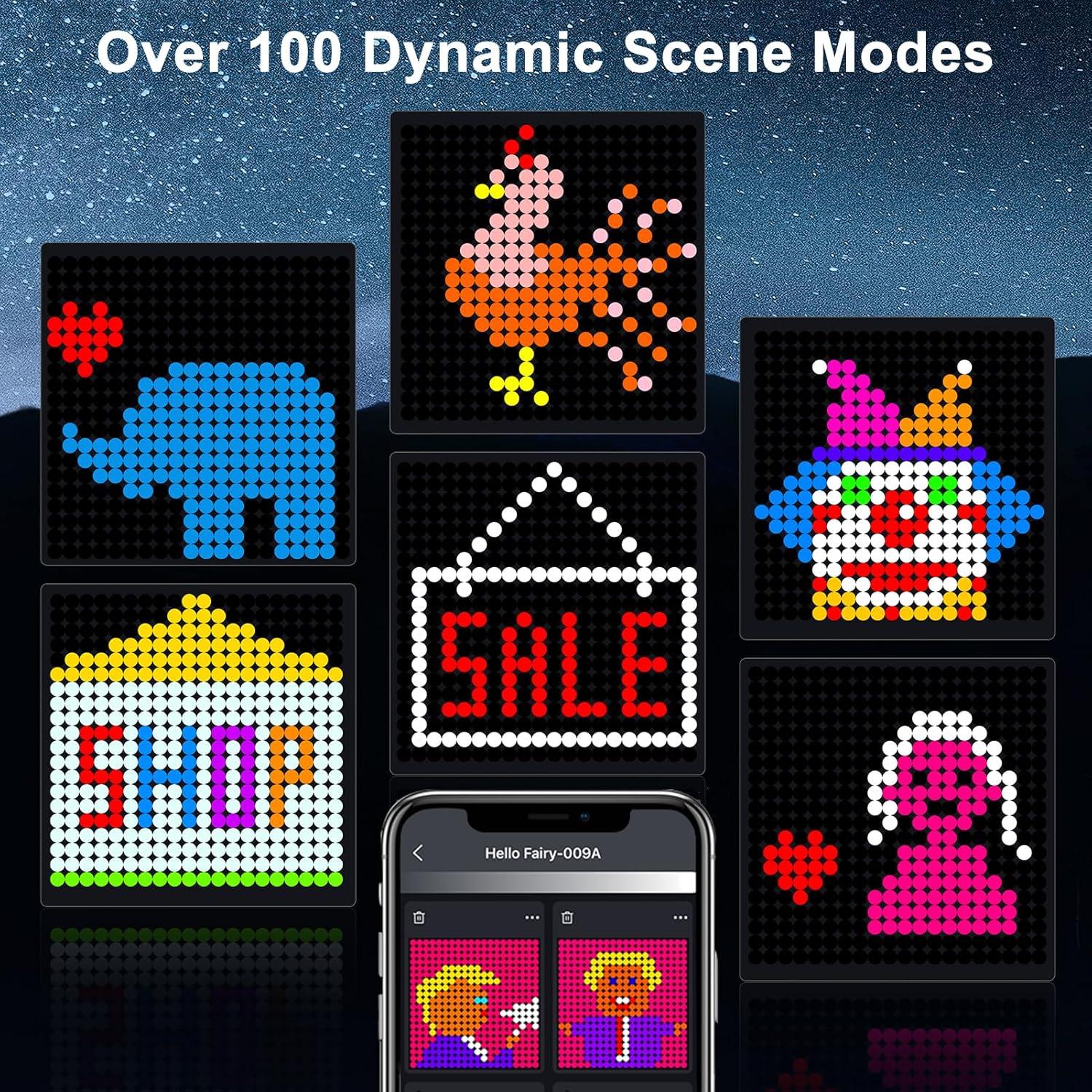 Luces de Cortina Inteligentes LED 2m x 2m Linhai Dema RGB