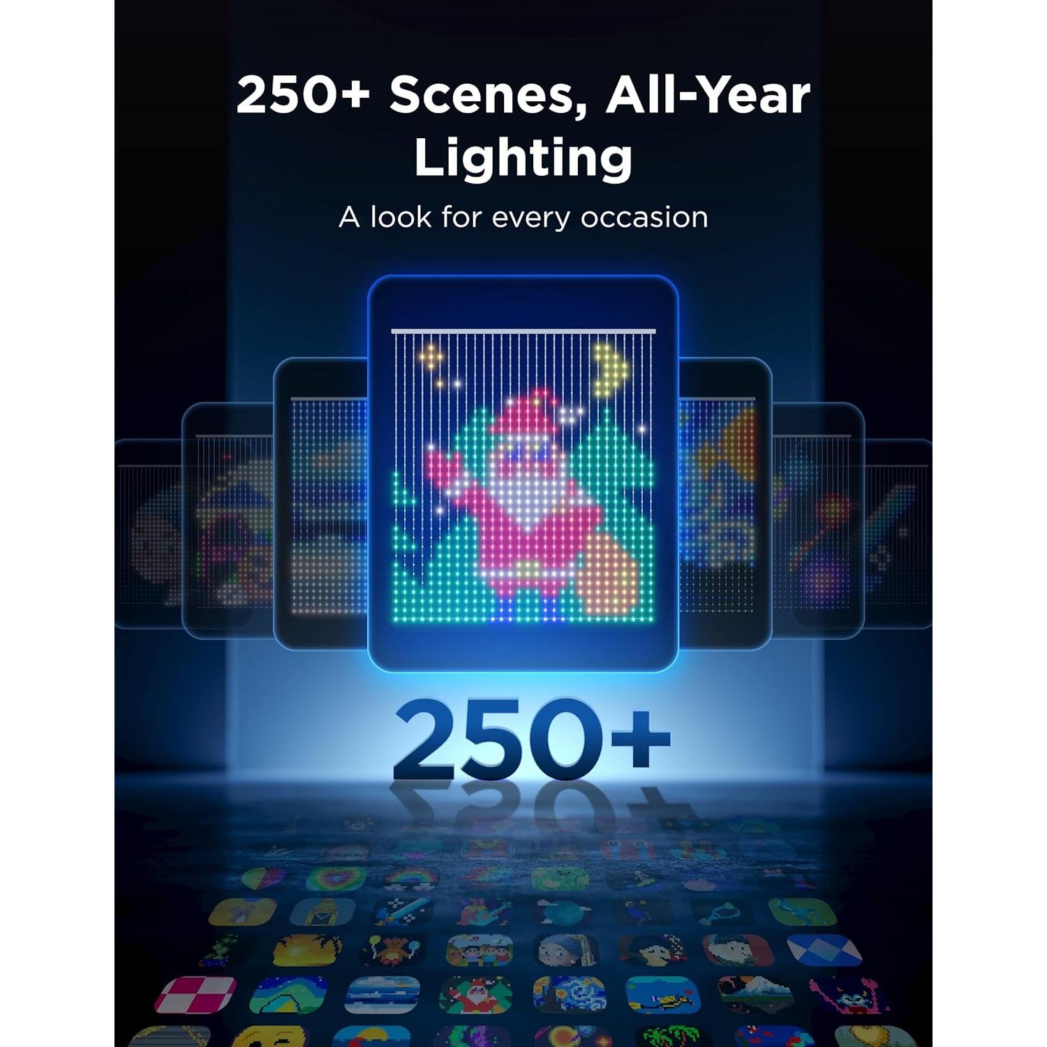 Luces de Cortina LED Govee Pro 960 LEDs IP67 1.65x1.75m