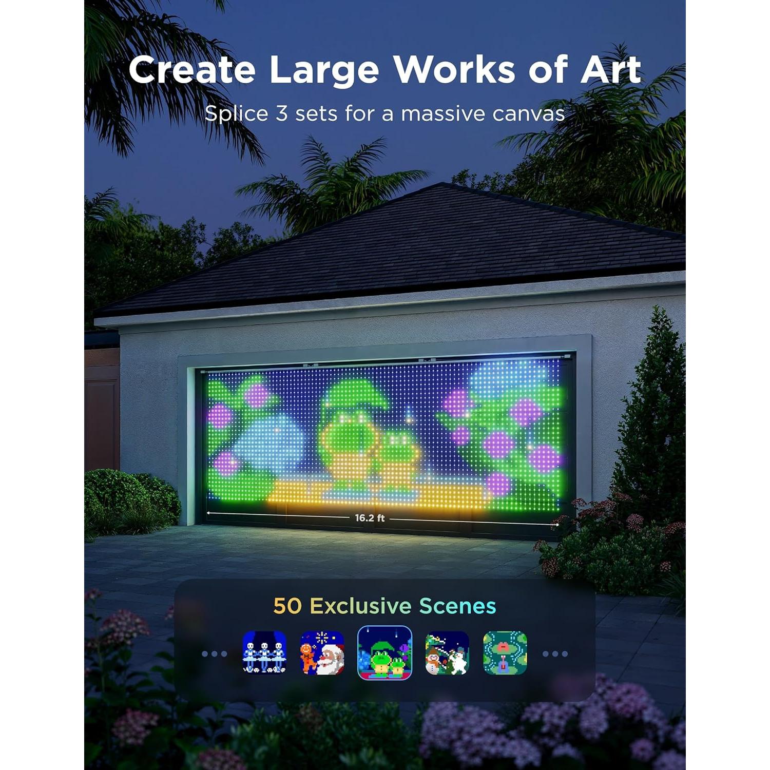 Luces de Cortina LED Govee Pro 960 LEDs IP67 1.65x1.75m