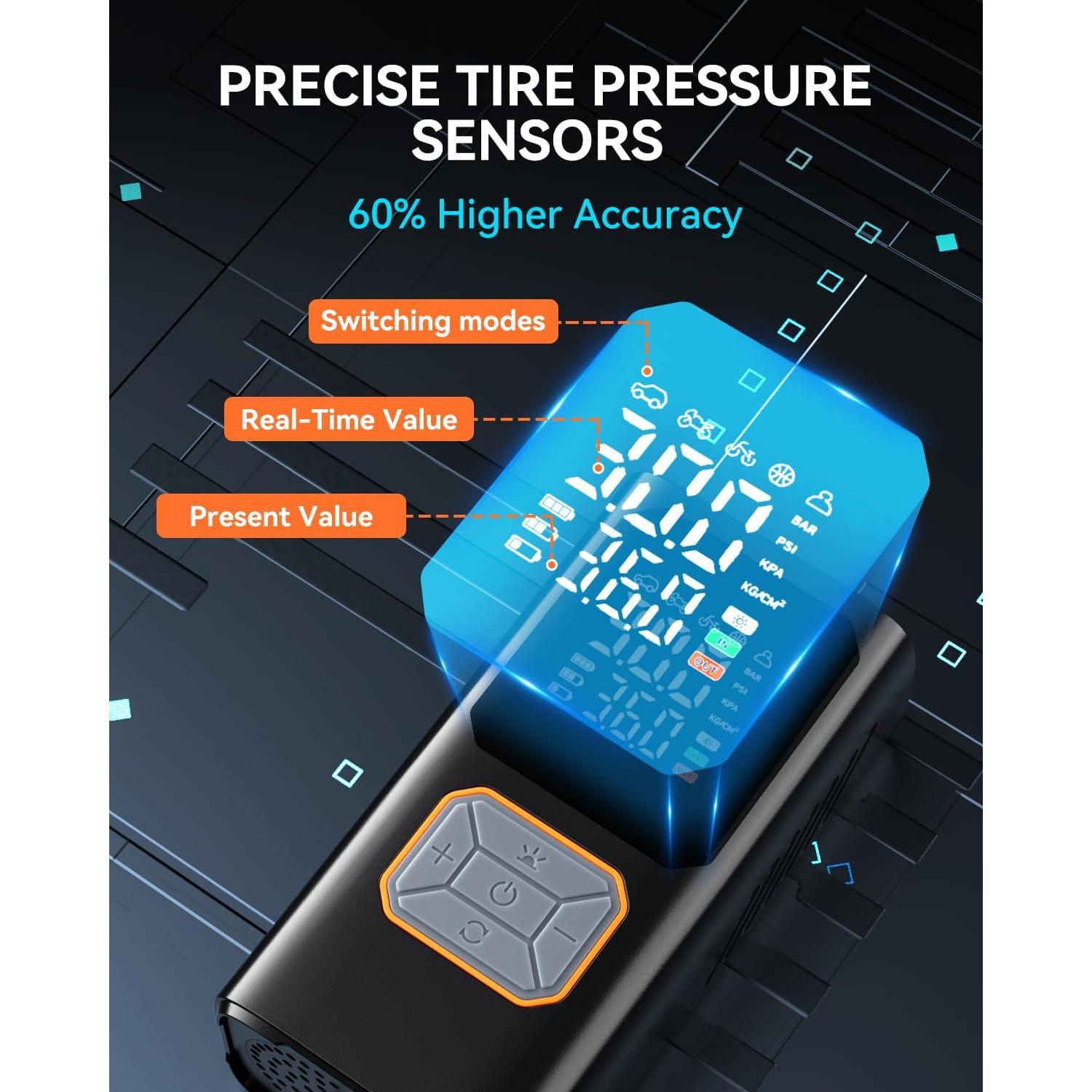 Compresor de Aire Portátil RGJNQ XR01 PRO 150PSI Inalámbrico