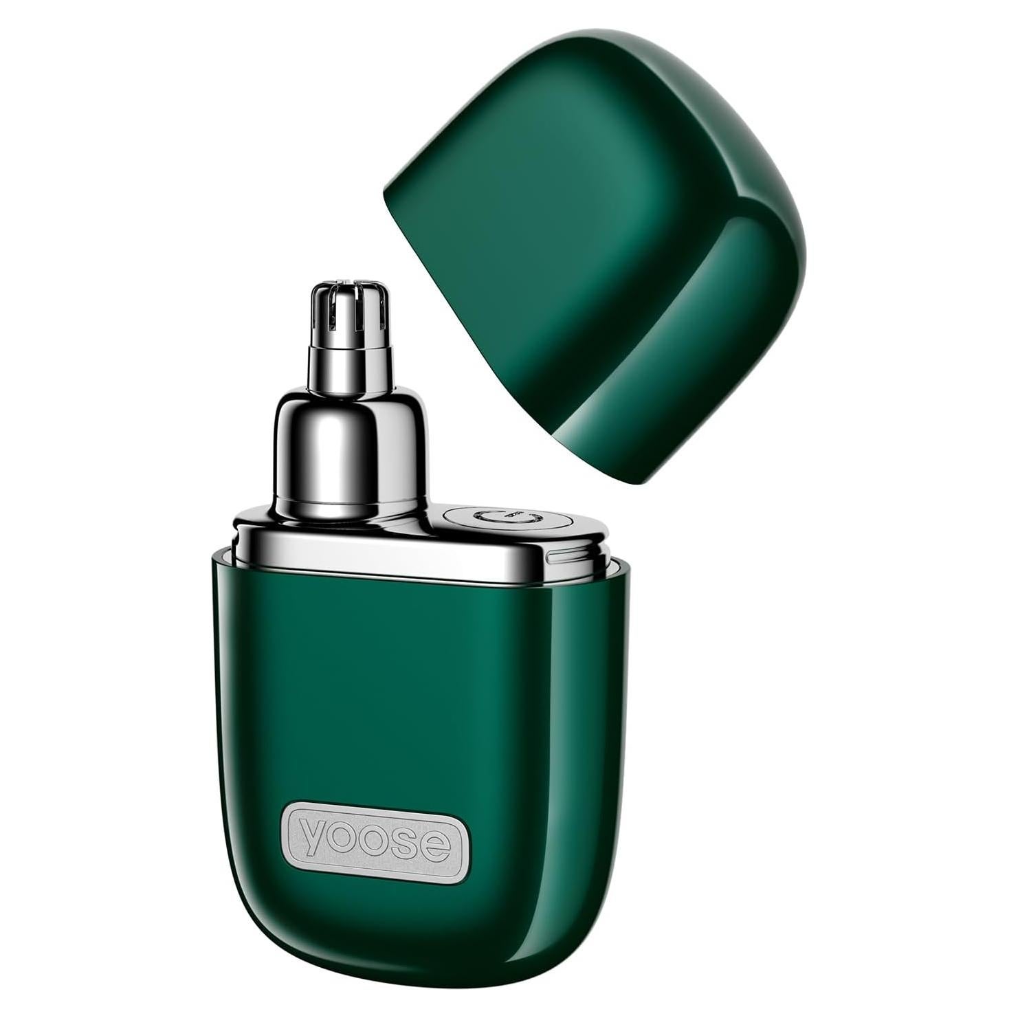 Recortador de Vello Nasal yoose N1S Portátil Impermeable Verde
