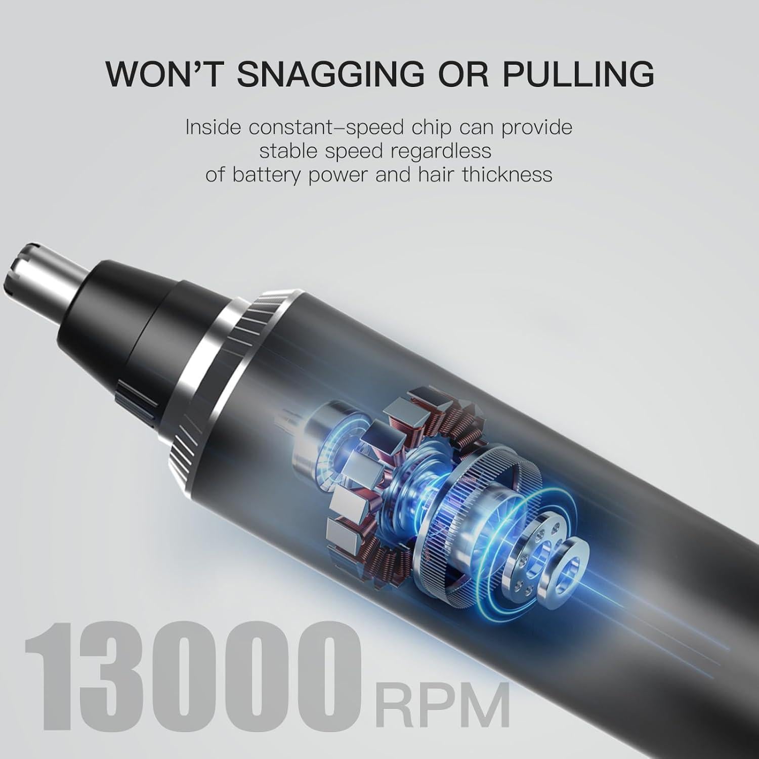 Recortador de Vello Nasal y Orejas Ginity 2 en 1 Recargable