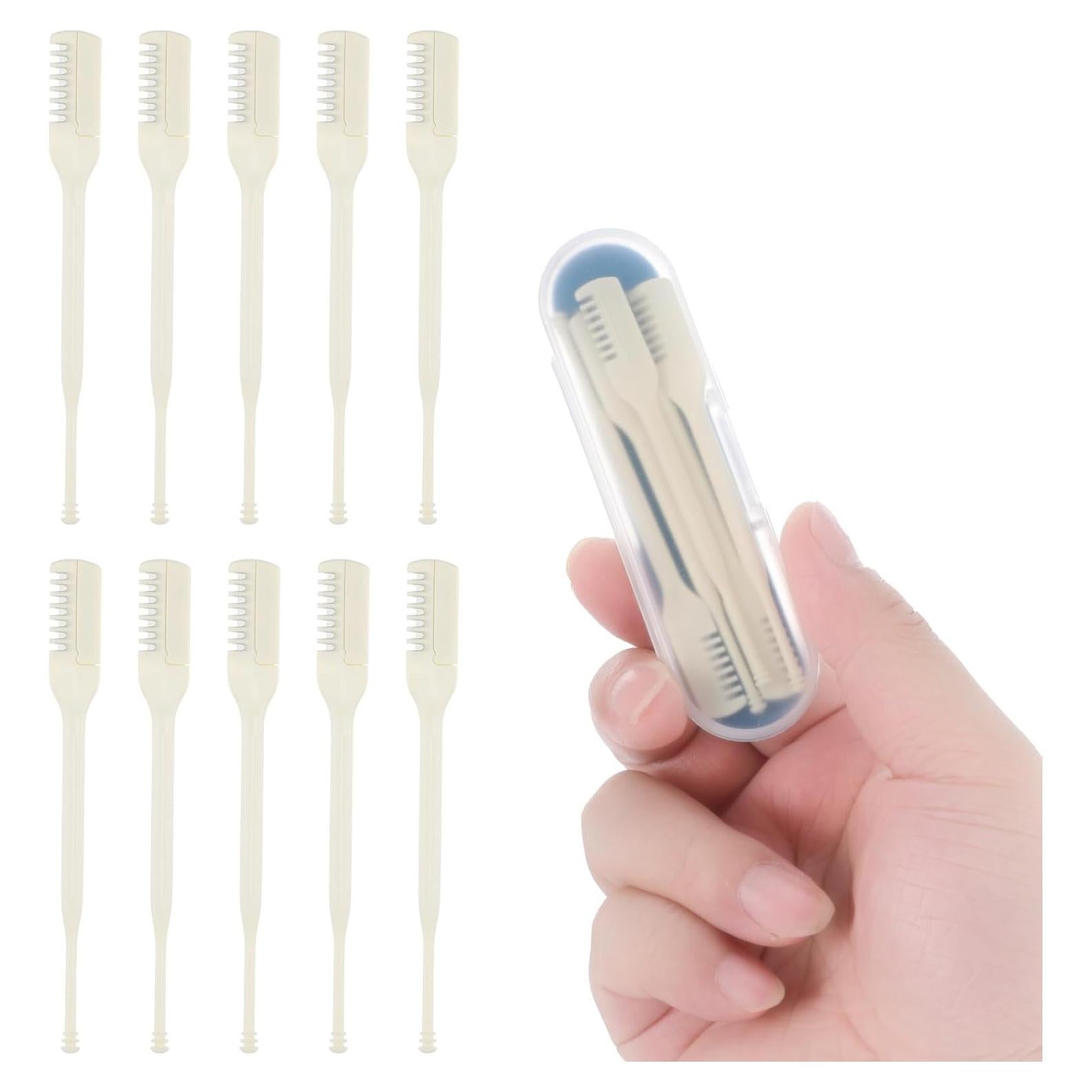 Paquete de 10 Cortadores de Vello Nasal Manual MBAIYO