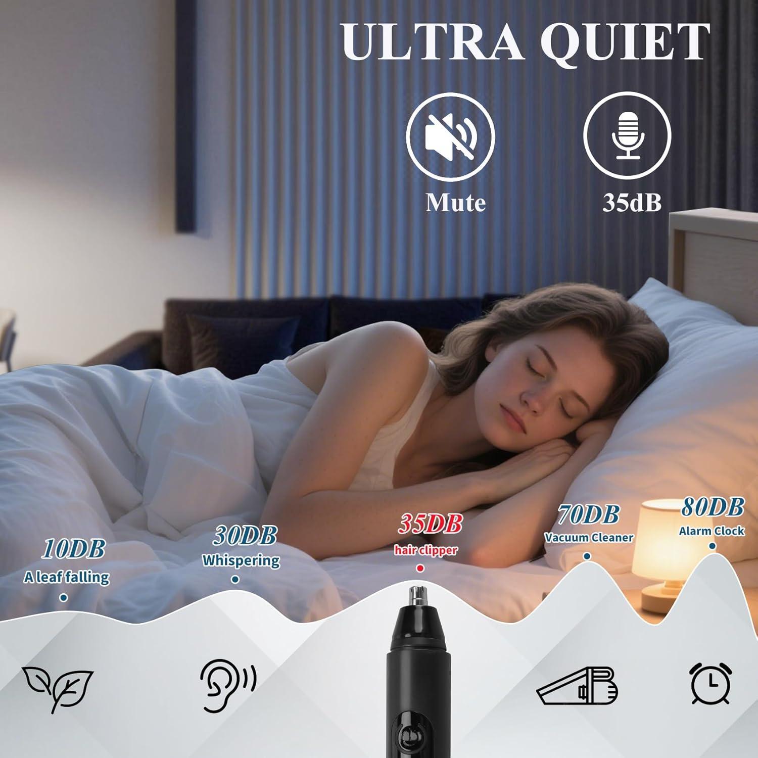 Recortador de Vello de Orejas y Nariz Kahela IPX7 Recargable