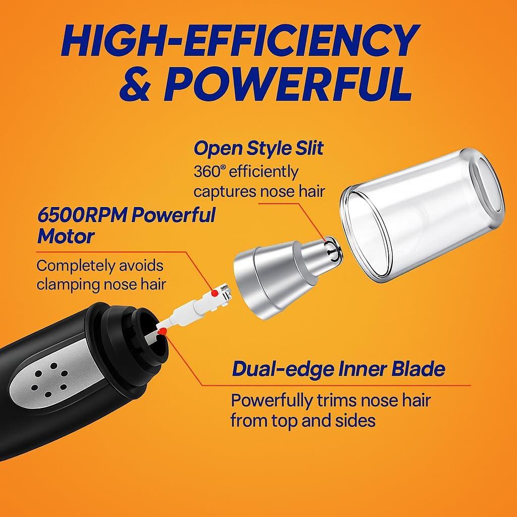Recortador de Vello Nasal y Auricular Bekhic BRC001 Indoloro
