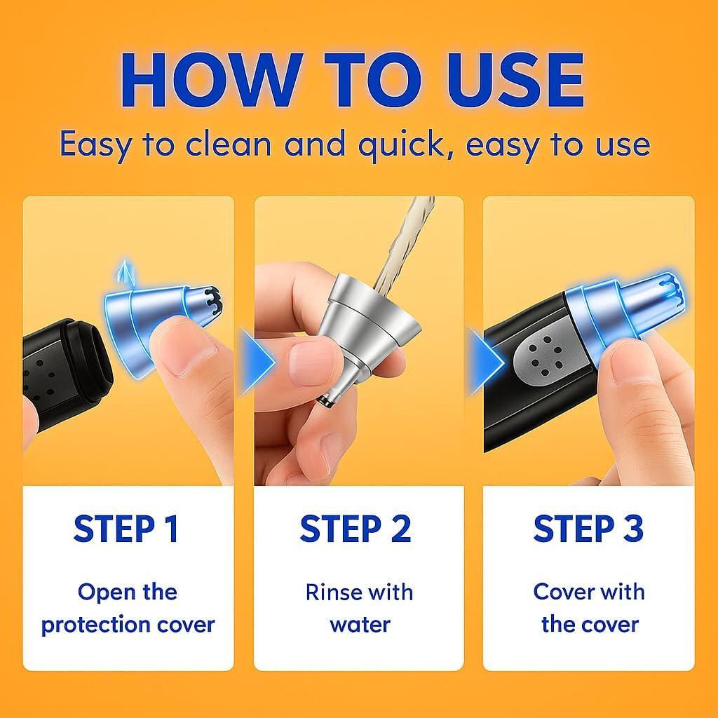 Recortador de Vello Nasal y Auricular Bekhic BRC001 Indoloro