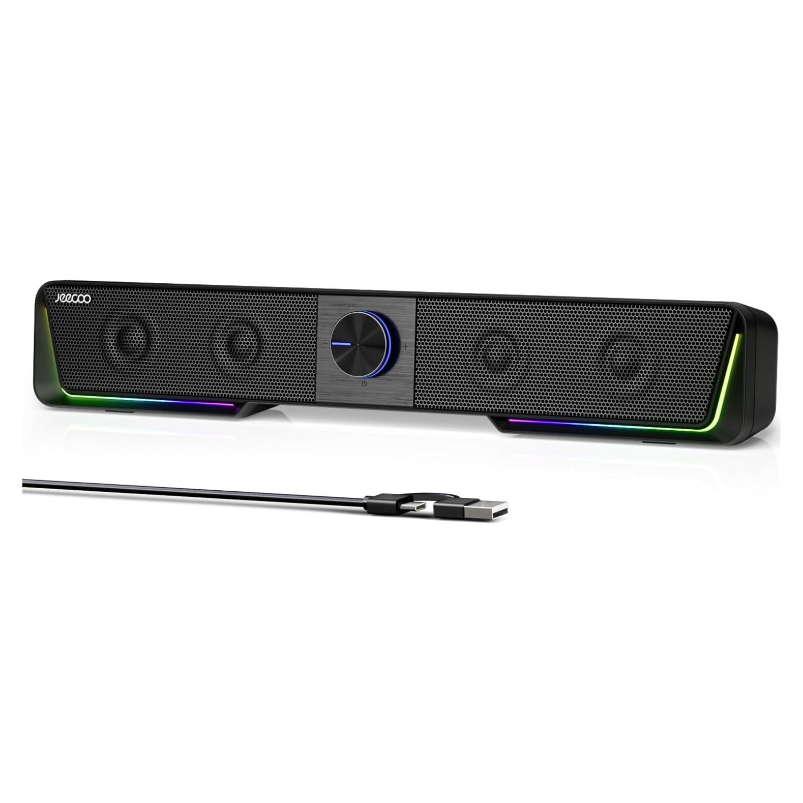 Altavoces Bluetooth Jeecoo A40 USB con Luz LED 5W