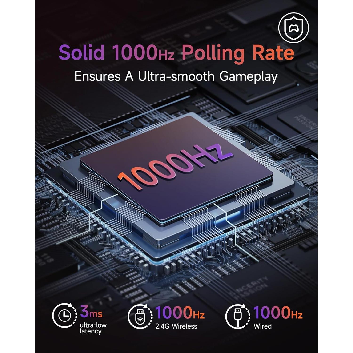 Controlador Inalámbrico EasySMX X20 RGB para PC/Switch/Android