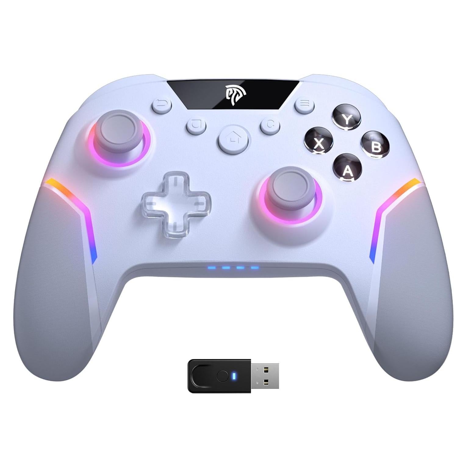 Controlador Inalámbrico EasySMX X20 para PC y Switch - RGB, 1000Hz