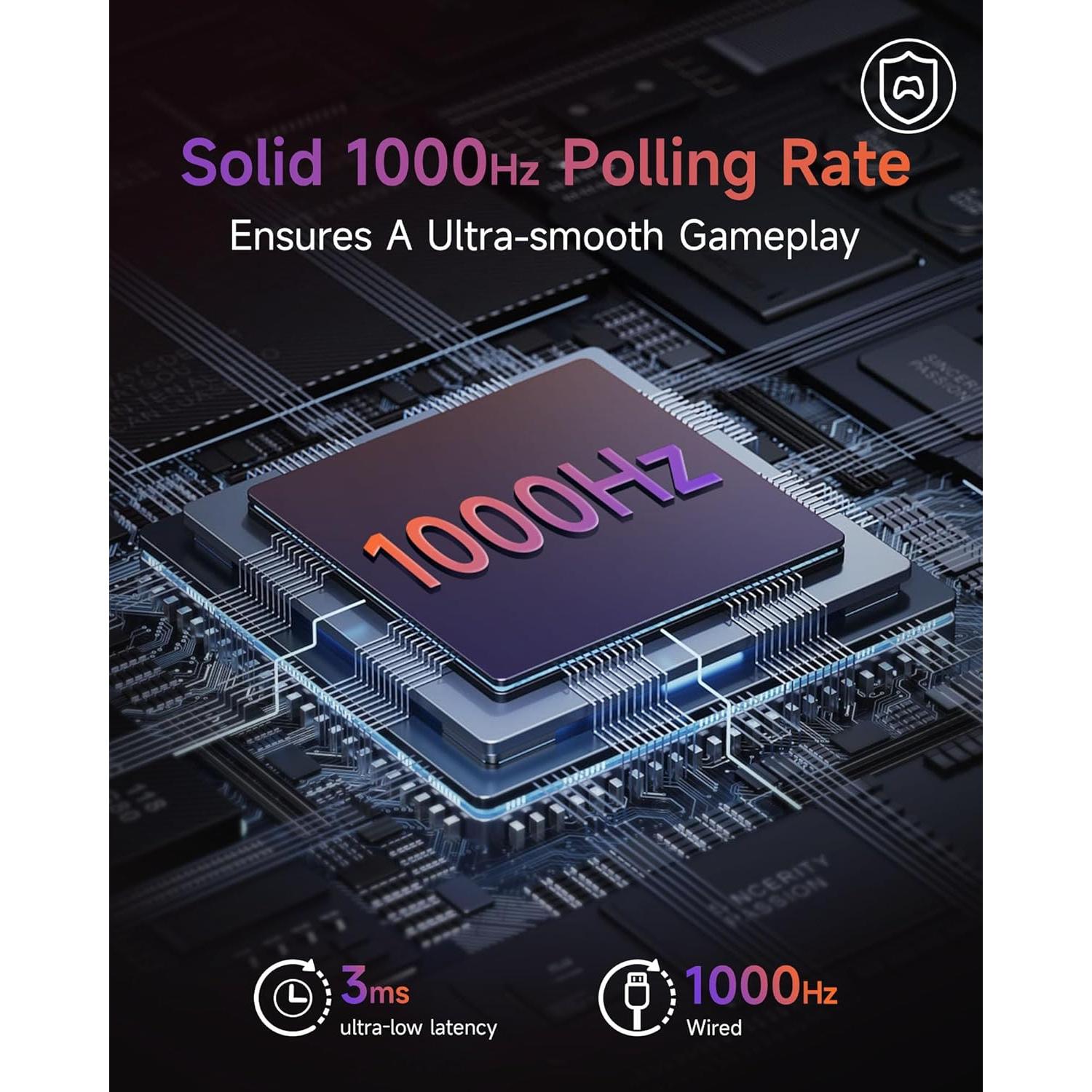 Controlador Inalámbrico EasySMX X20 para PC y Switch - RGB, 1000Hz