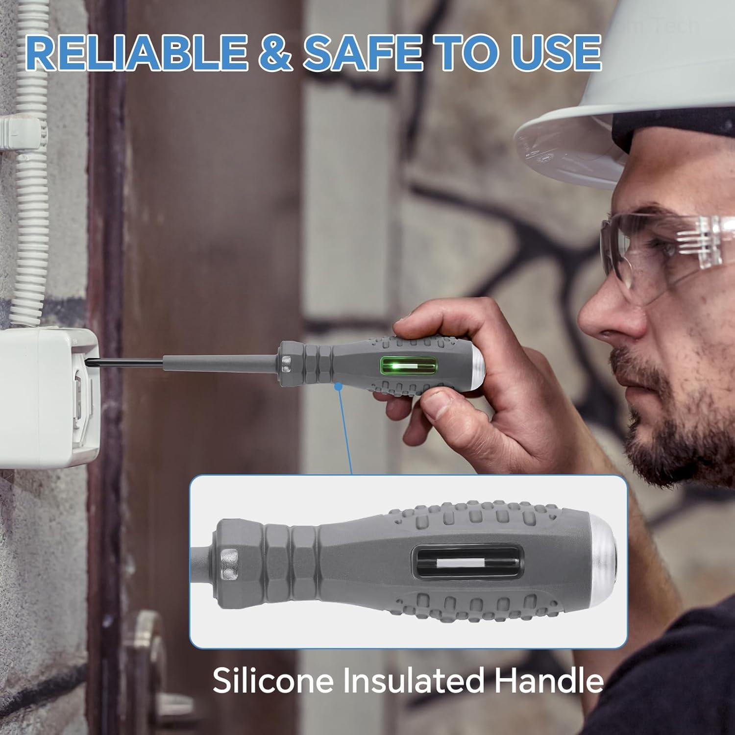 Conjunto de Destornillador y Probador de Voltaje Tomorotec 2PCS