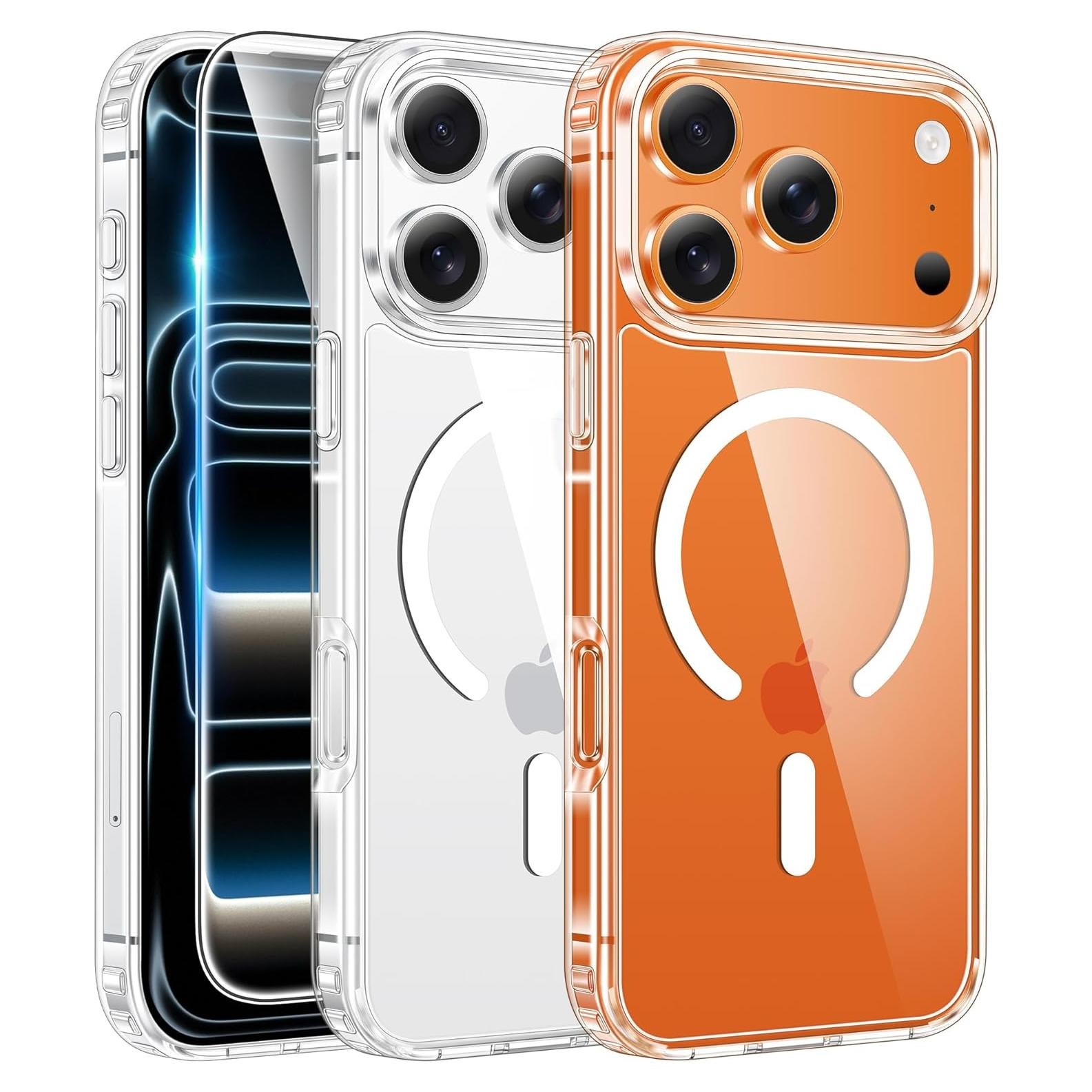 Funda Transparente Magnética FNTCASE para iPhone 17 Pro Slim