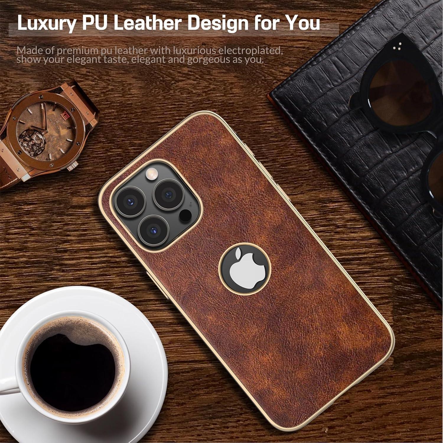 Funda de Cuero Vintage LOHASIC para iPhone 16 Pro Max 2024